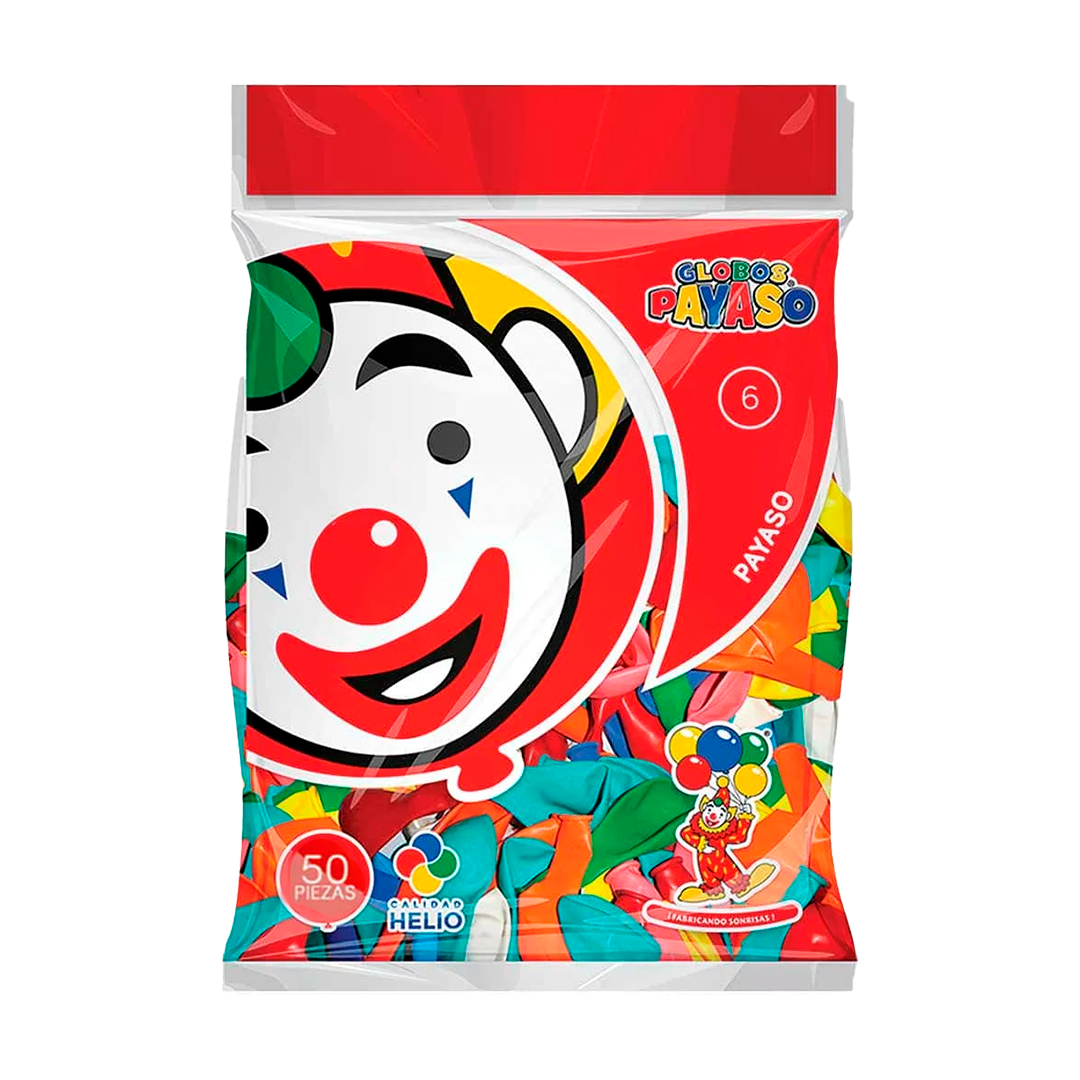 SELECTAS PAYASO #6 SDO 1/50pz (Caja:10dsp)
