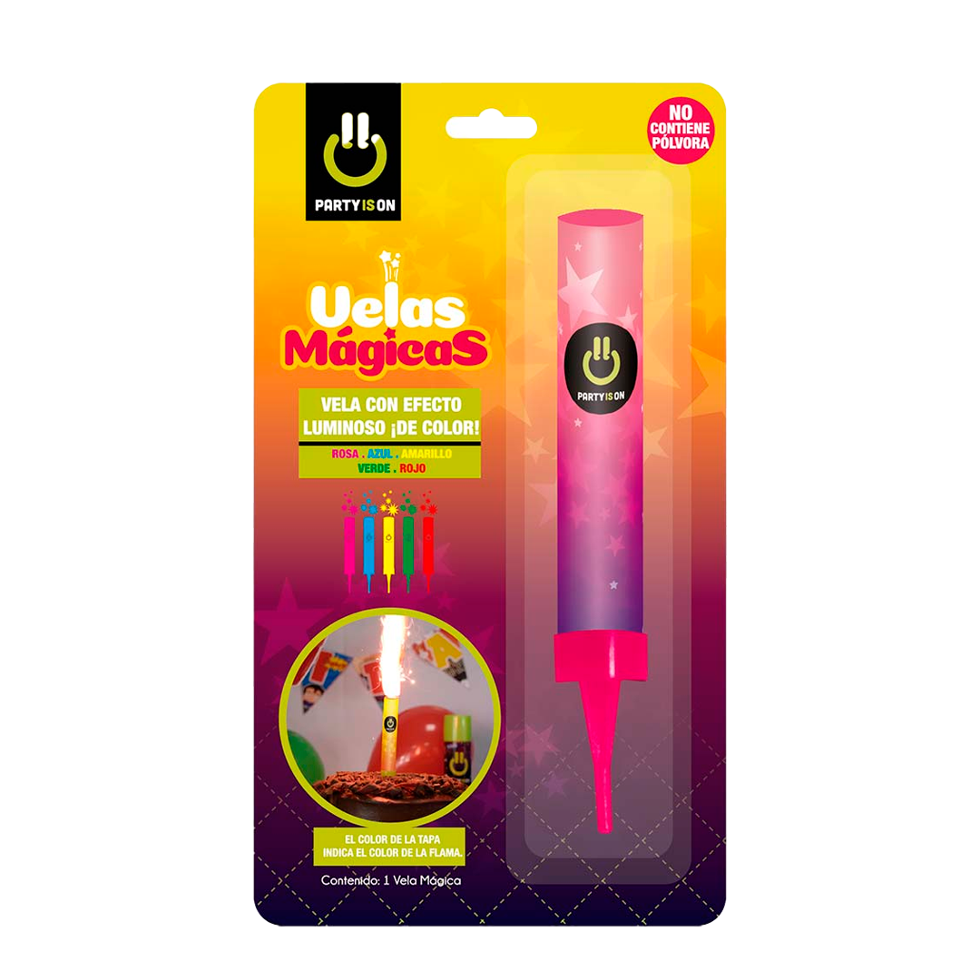 SELECTAS VELA MAGICA MIX 1/1pz (Caja:12dsp)