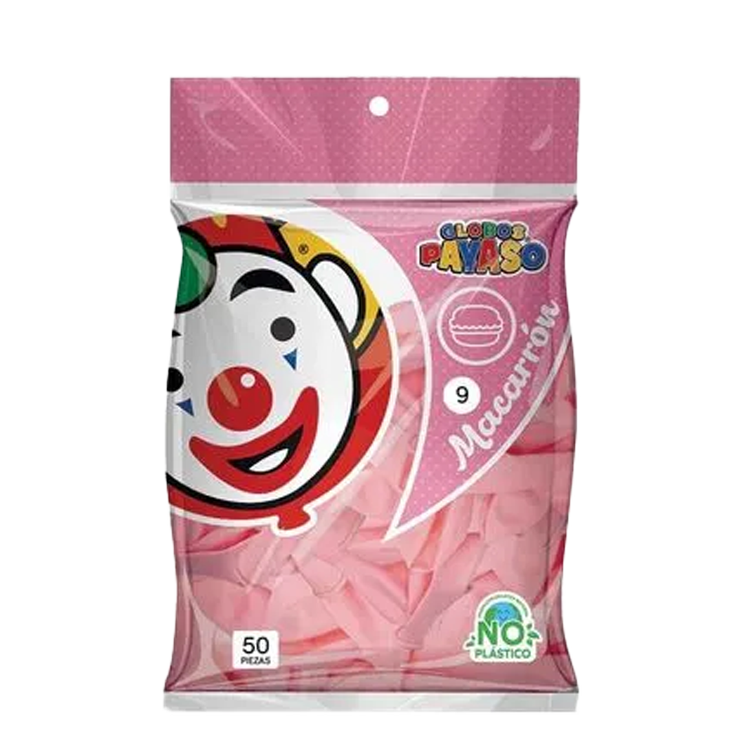 SELECTAS GLOB DEC #9 FRESA MACARRÓN 50pz (Caja:10dsp)
