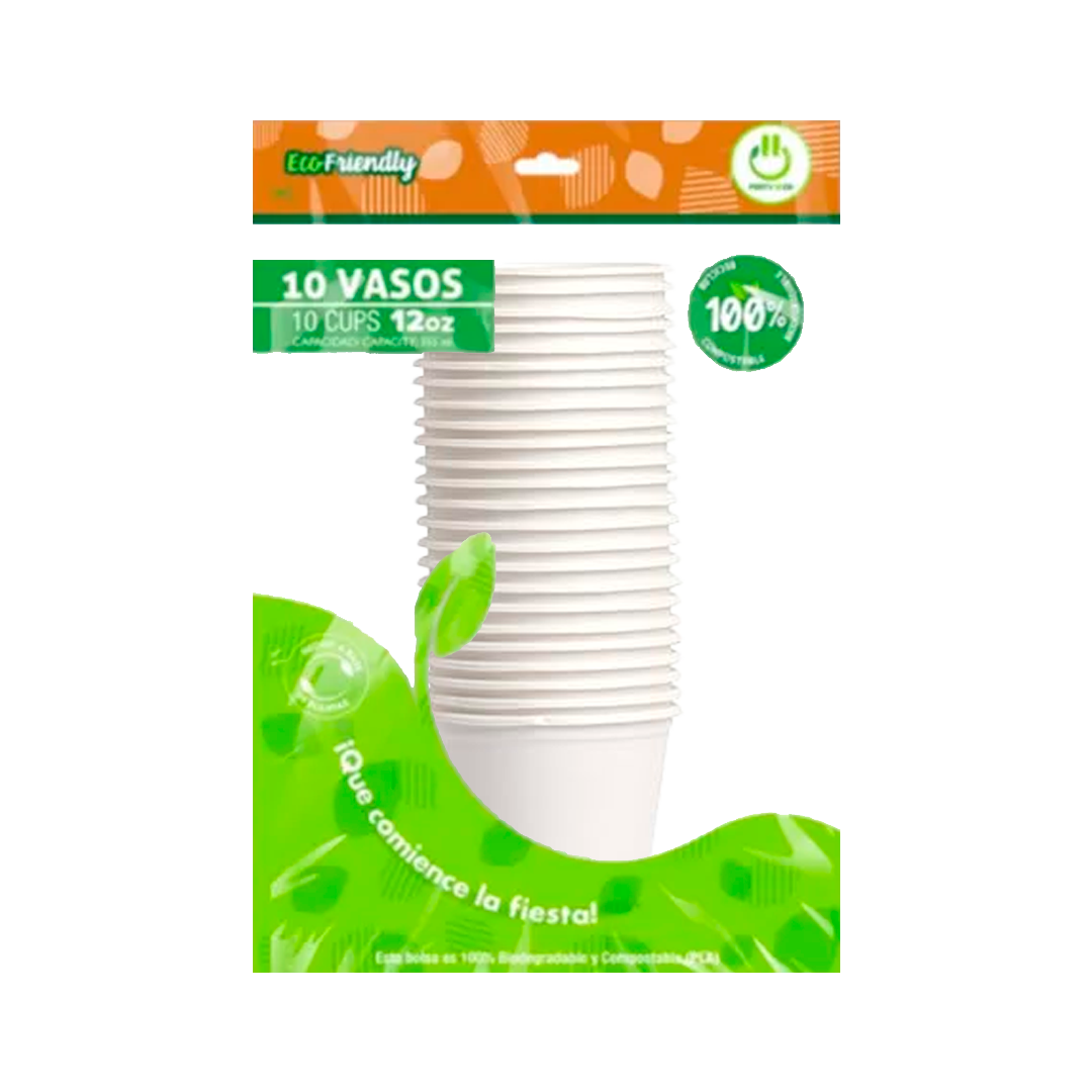 PRTY'S ON VASO BAGAZO #12 1/10pzs (Caja:24pqt)