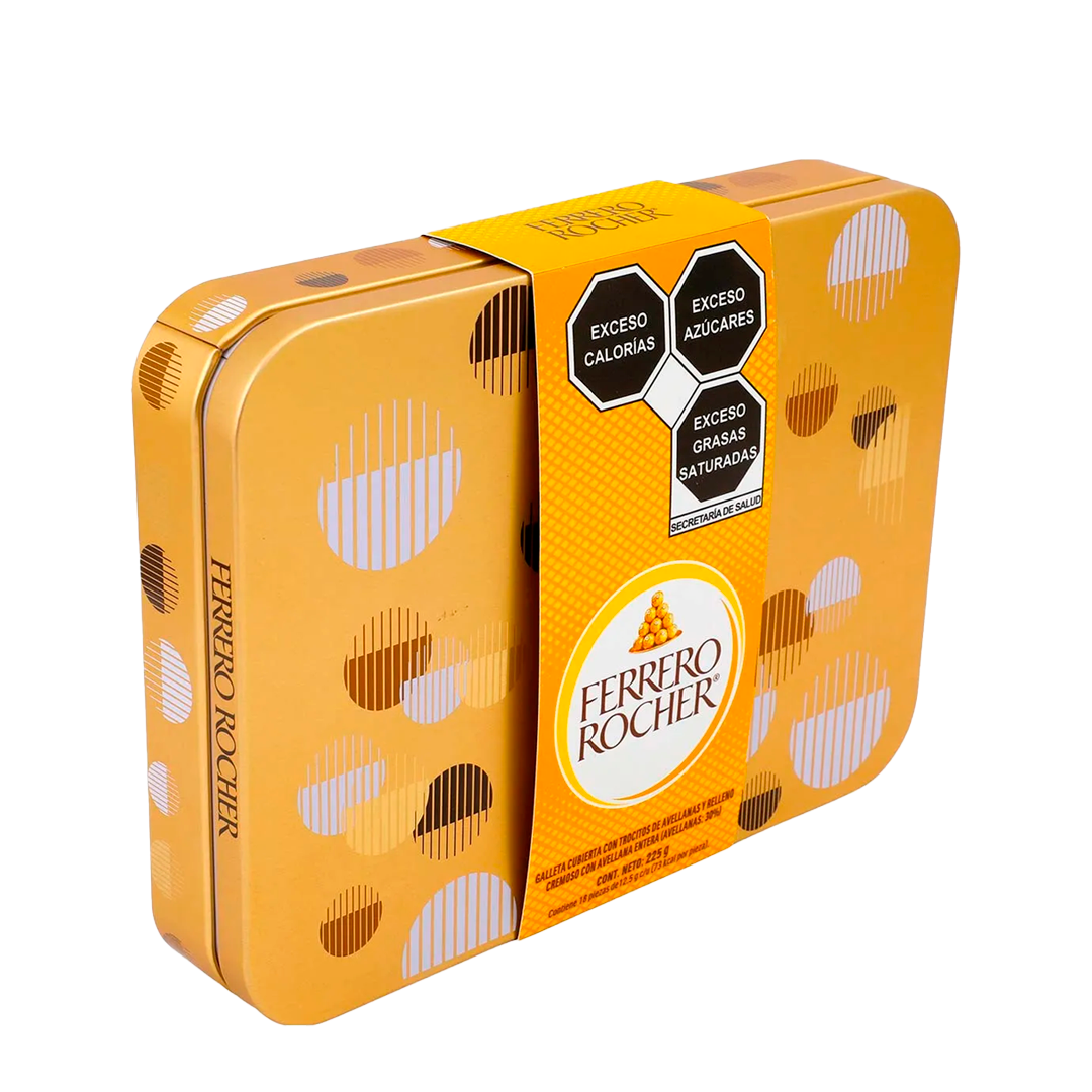 FERRERO LATA 1/18pzs (Caja:6dsp)