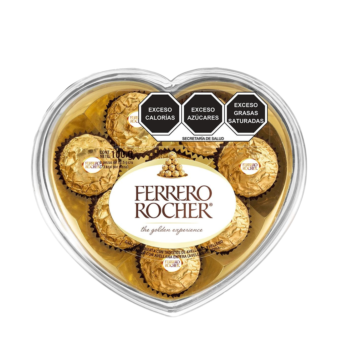 FERRERO ROCHER CORAZON 1/8pzs (Caja:24dsp)
