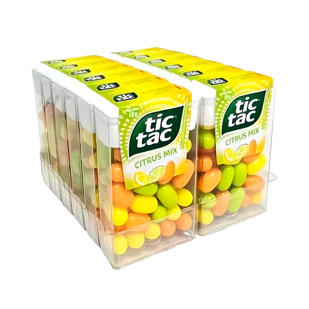 FERRERO TIC TAC CITRUS 1/12/14.5 GRS (CAJA:12PZAS)
