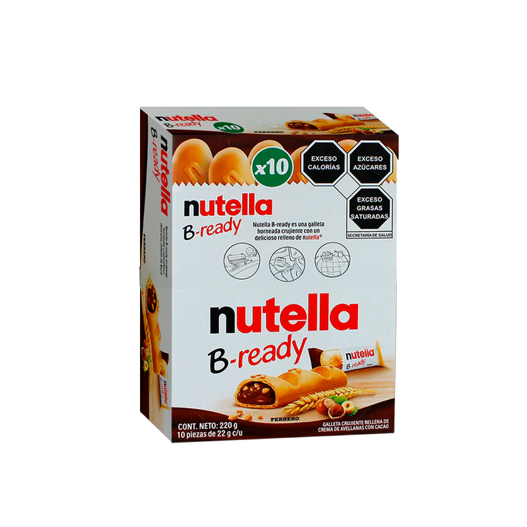FERRERO NUTELLA B-READY 1/10pz (Caja:4dsp)