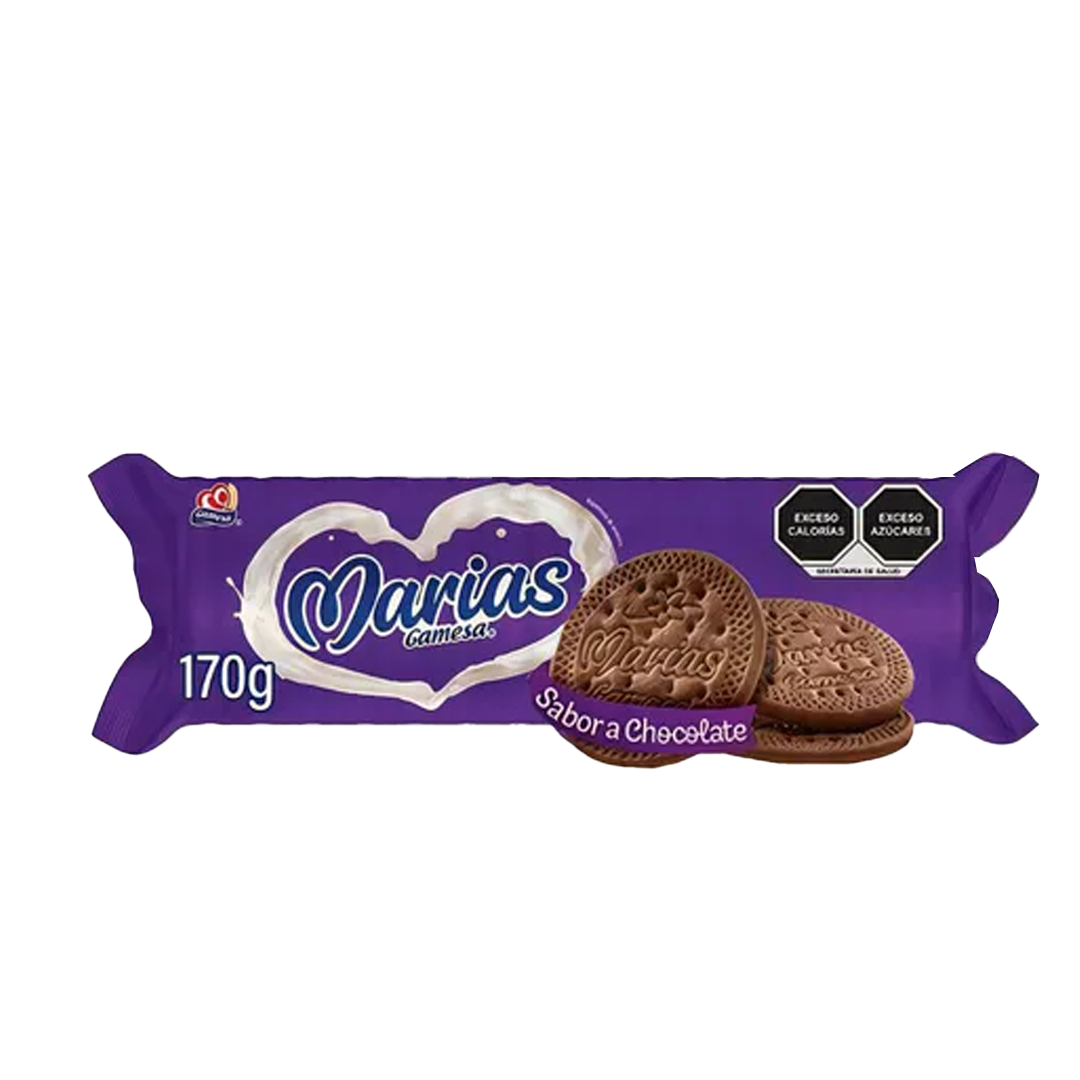 GAMESA MARIAS CHOCO 1/170gr (Caja:20dsp)