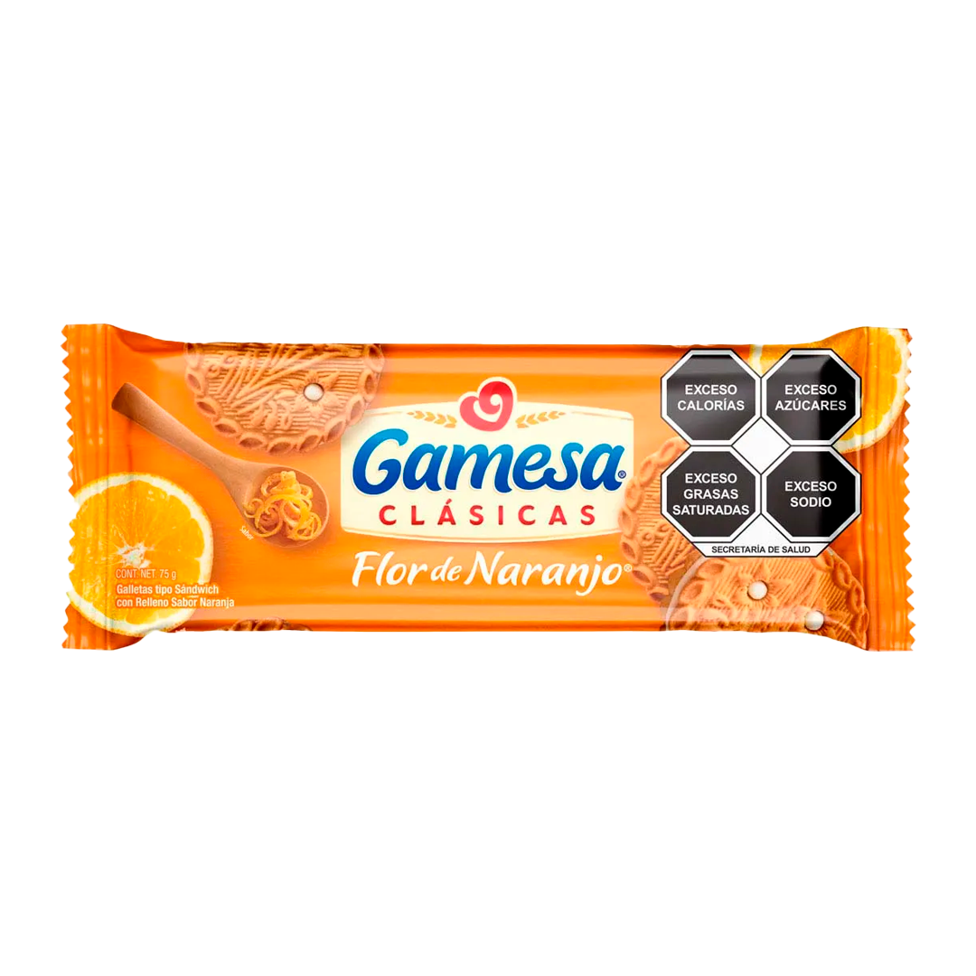 GAMESA FLOR DE NARANJO 1/75gr (Caja:80pz)