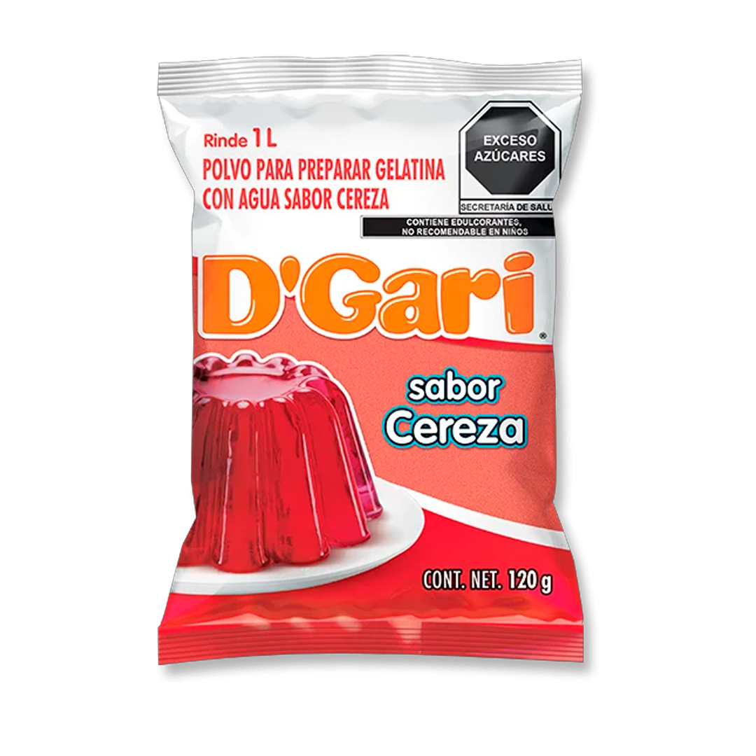 D'GARI GEL CEREZA 1/120gr (Caja:50pz)