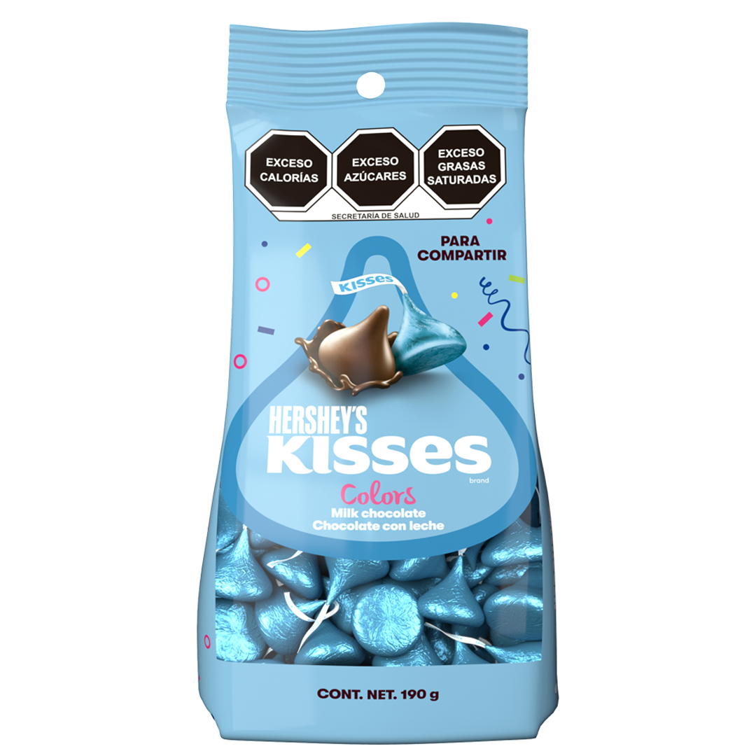 HSY KISS FIESTA AZUL 1/190gr (Caja:6pz)