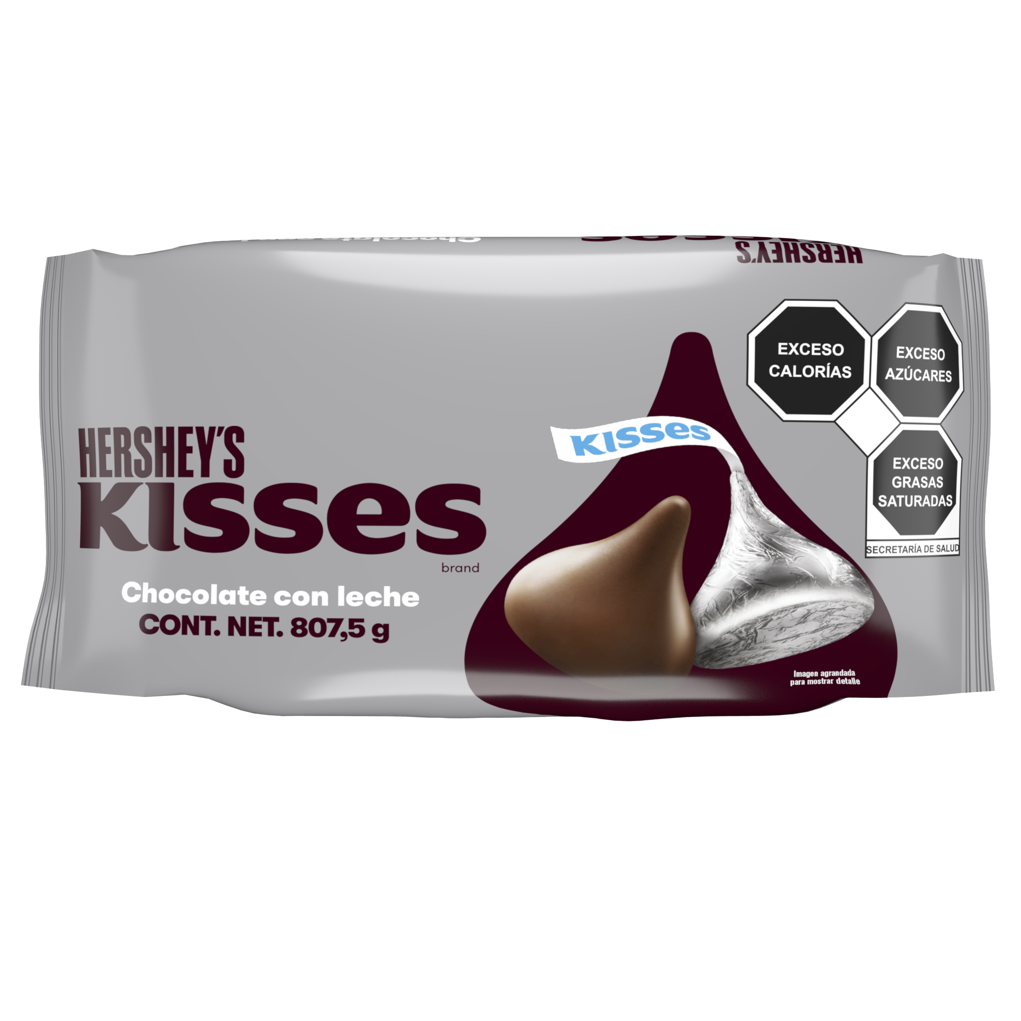 HSY KISSES LECHE BL 1/807gr (Caja:5pz)