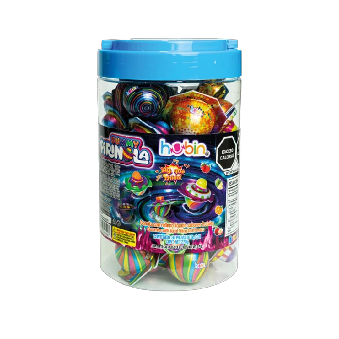 HUBIN GUMMY PIRINOLA 1/30pz (Caja:12dsp)