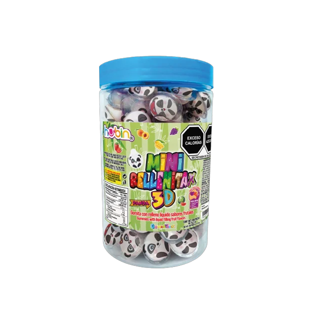 HUBIN MINI RELLENITA 3D PANDA 1/100pz (Caja:20dsp)