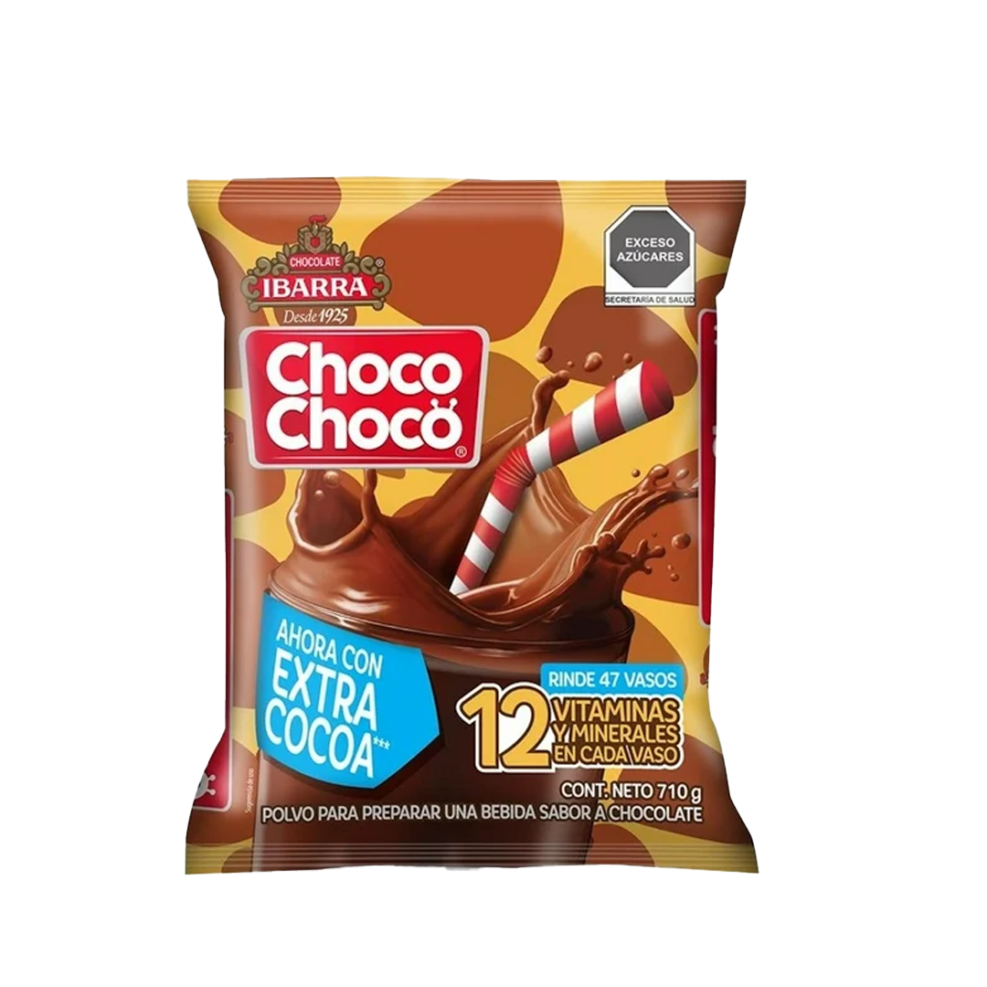 IBARRA CHOCO CHOCO 1/710 GR (CAJA:18 PZAS)