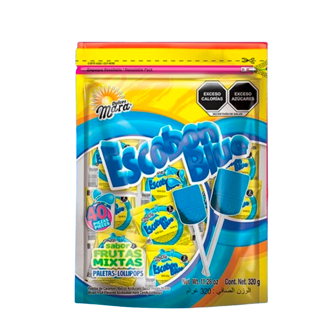 MARA PAL. ESCOBON AZUL 1/40pzs (Caja:35dsp)