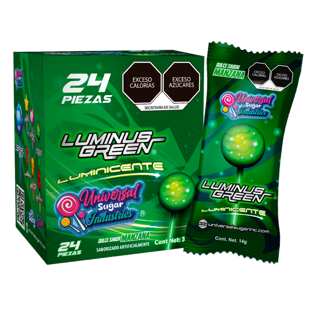 DIST LEON PAL LUMINUS GREEN MANZ 1/14GR (Caja:24dsp)