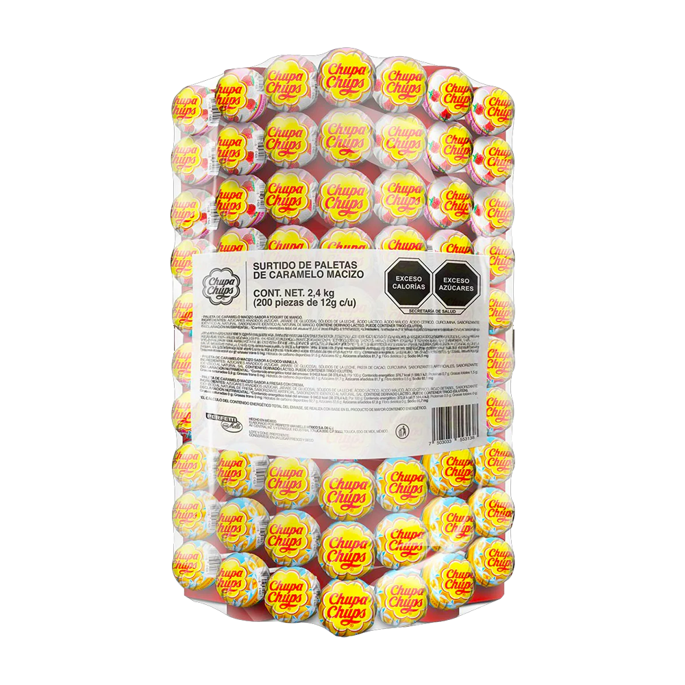 CHUPA CHUPS RUEDA PAL CREMOSA 1/200pz