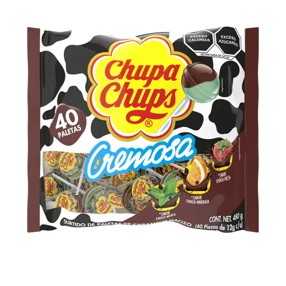 CHUPACHUPS CHOCOCREMA 1/40pz (Caja:18dsp)
