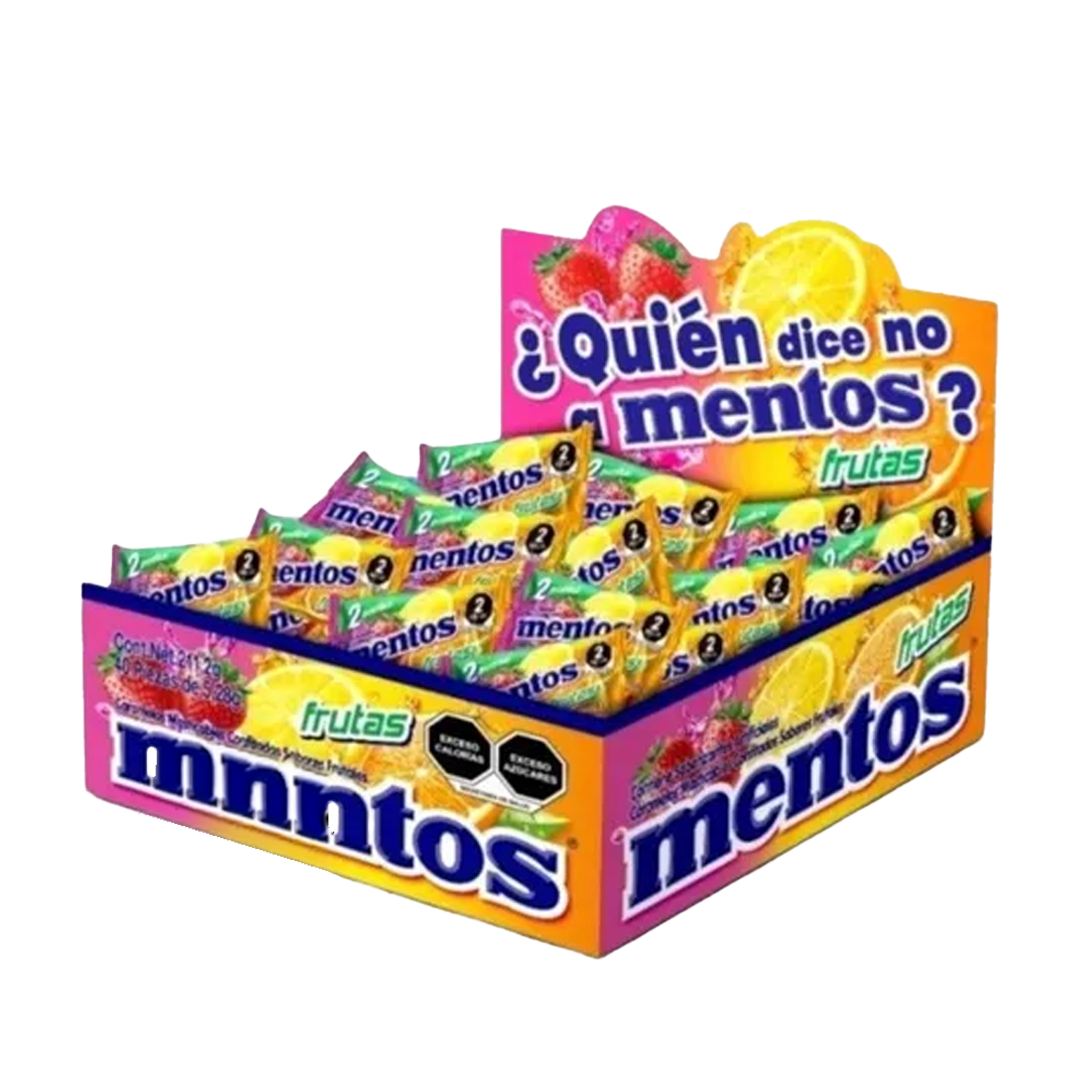 MENTOS FRUTA BIPZA 1/40pz (Caja:10dsp)