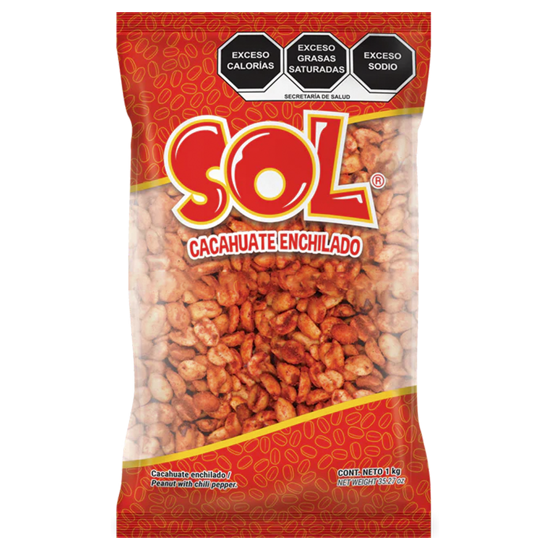 SOL CACAHUATE ENCHILADO 1/1K (Caja: 28dsp)