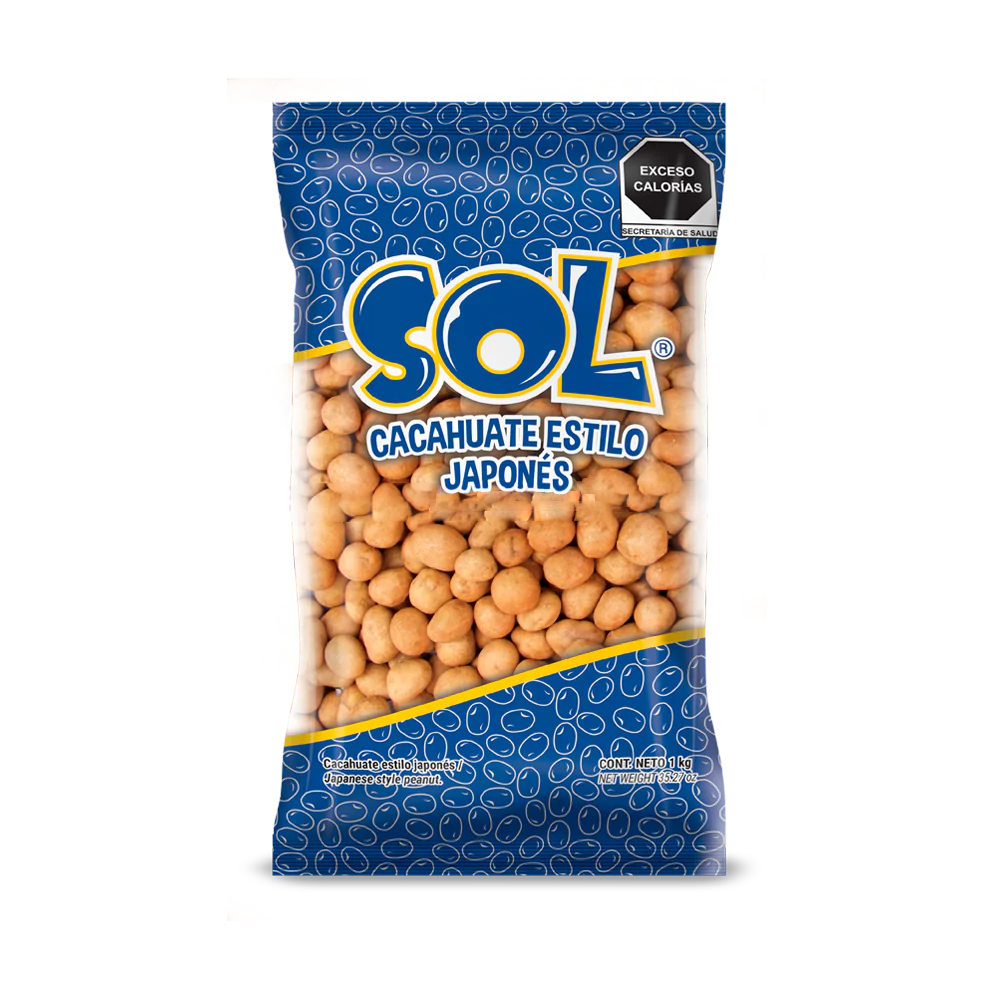 SOL CACAHUATE JAPONES 1/1K (Caja: 28dsp)