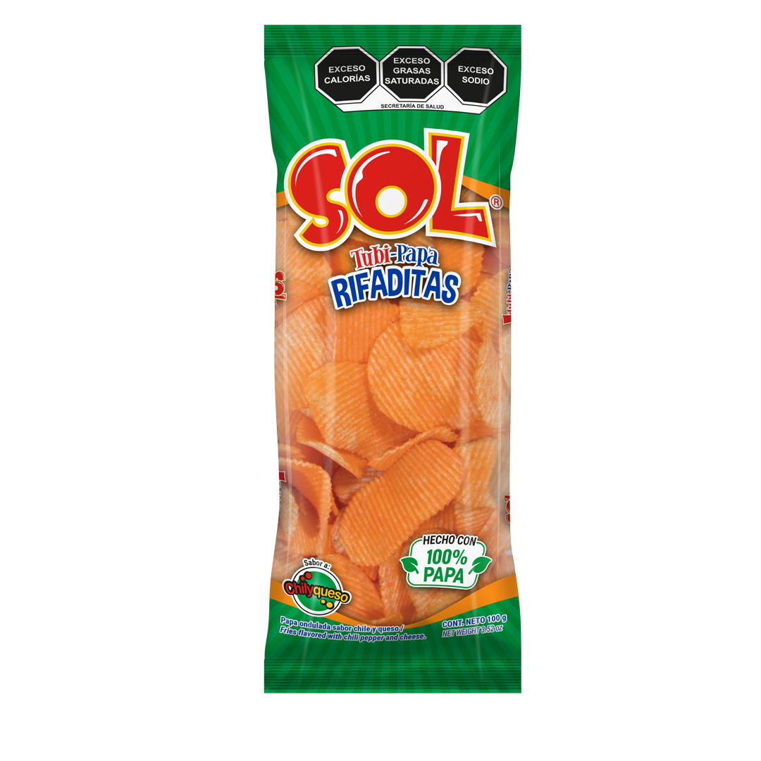 SOL TUBIPAPA RIFADITAS 1/100grs (Caja: 40dsp)