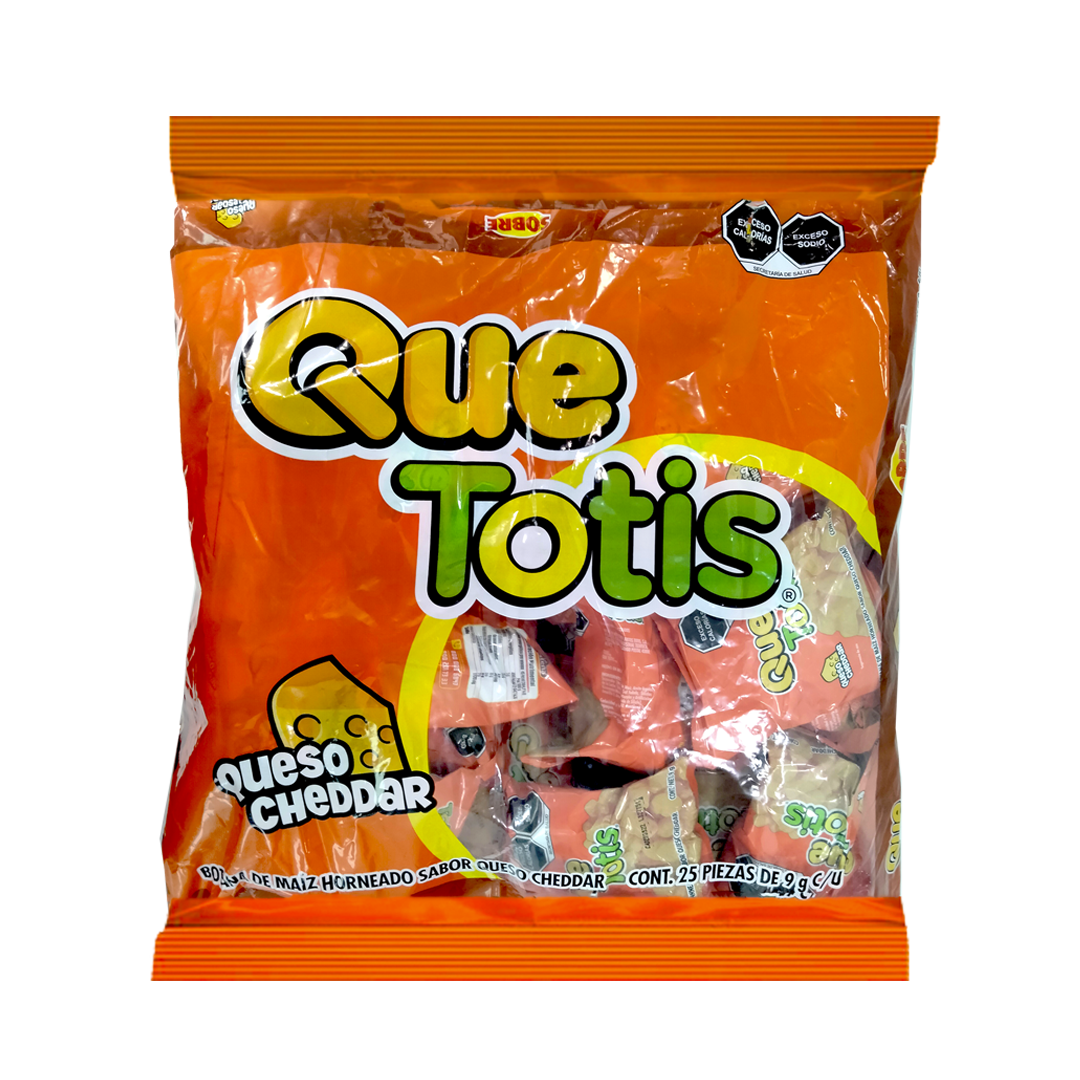 TOTIS QUESO CHEDAR 10/25 9GR