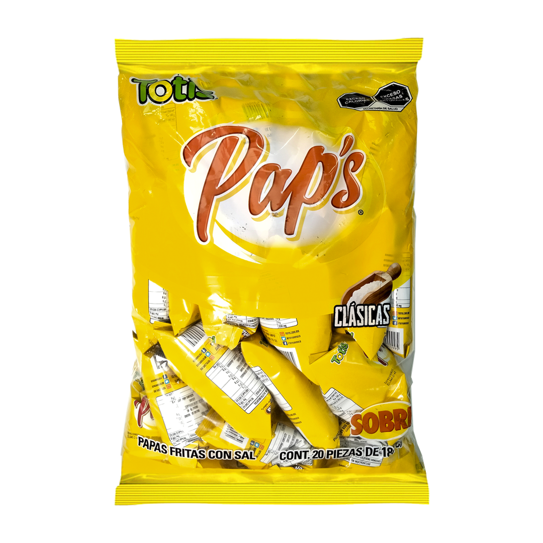 TOTIS PAP'S CLASICAS 1/20pz (Caja: 5dsp)
