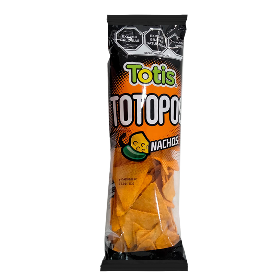 TOTIS TOTOPOS NACHO 1/120grs (Caja: 40pzs)