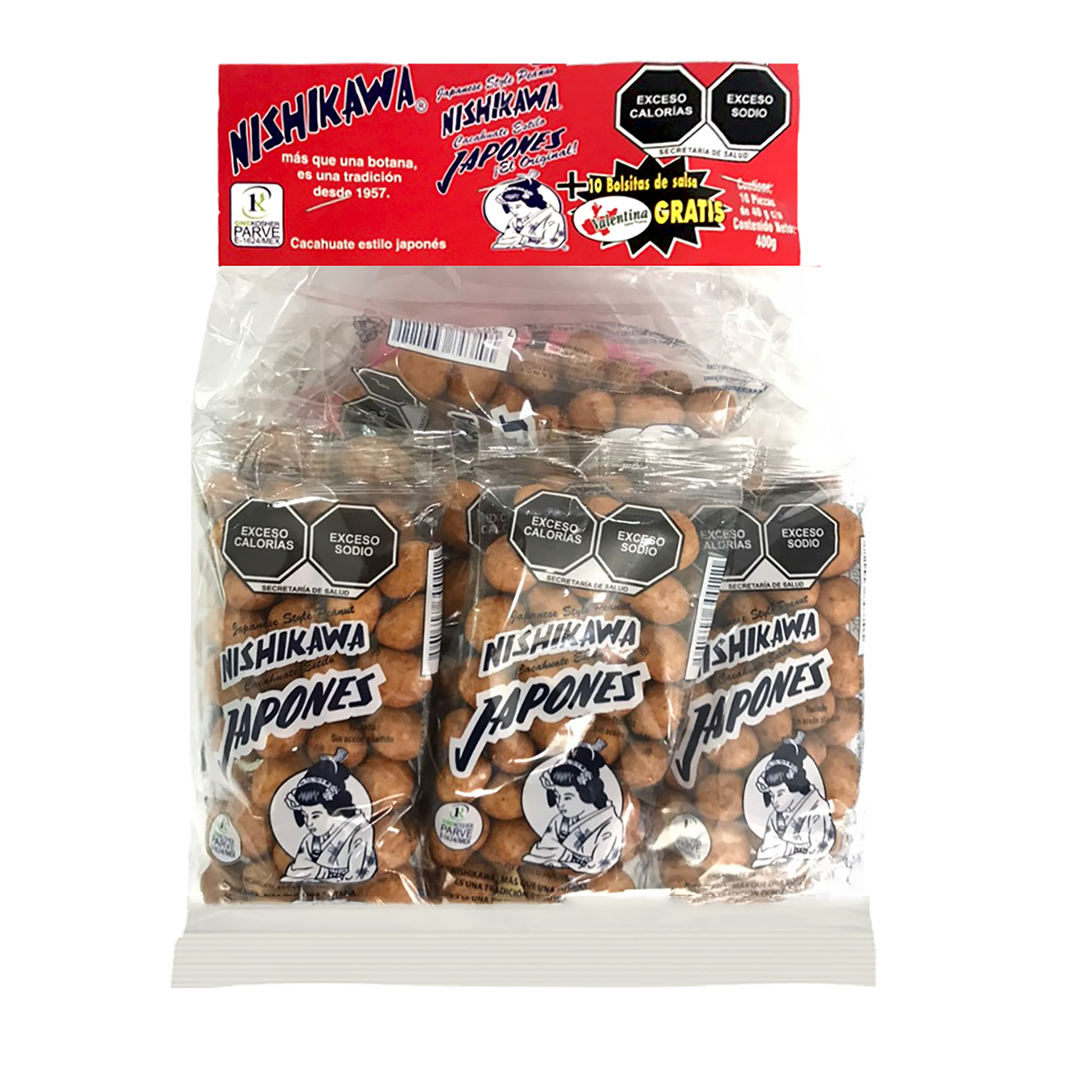 NISHIKAWA JAPONES 40gr 1/10pzs (Caja:20dsp)