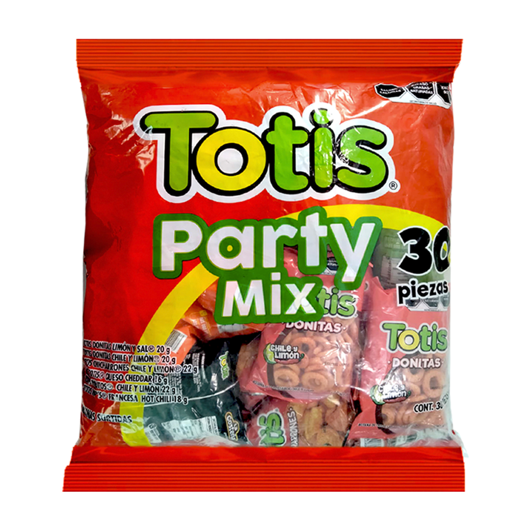 TOTIS MEGA PARTY MIX 1/30pzs (Caja: 10dsp)