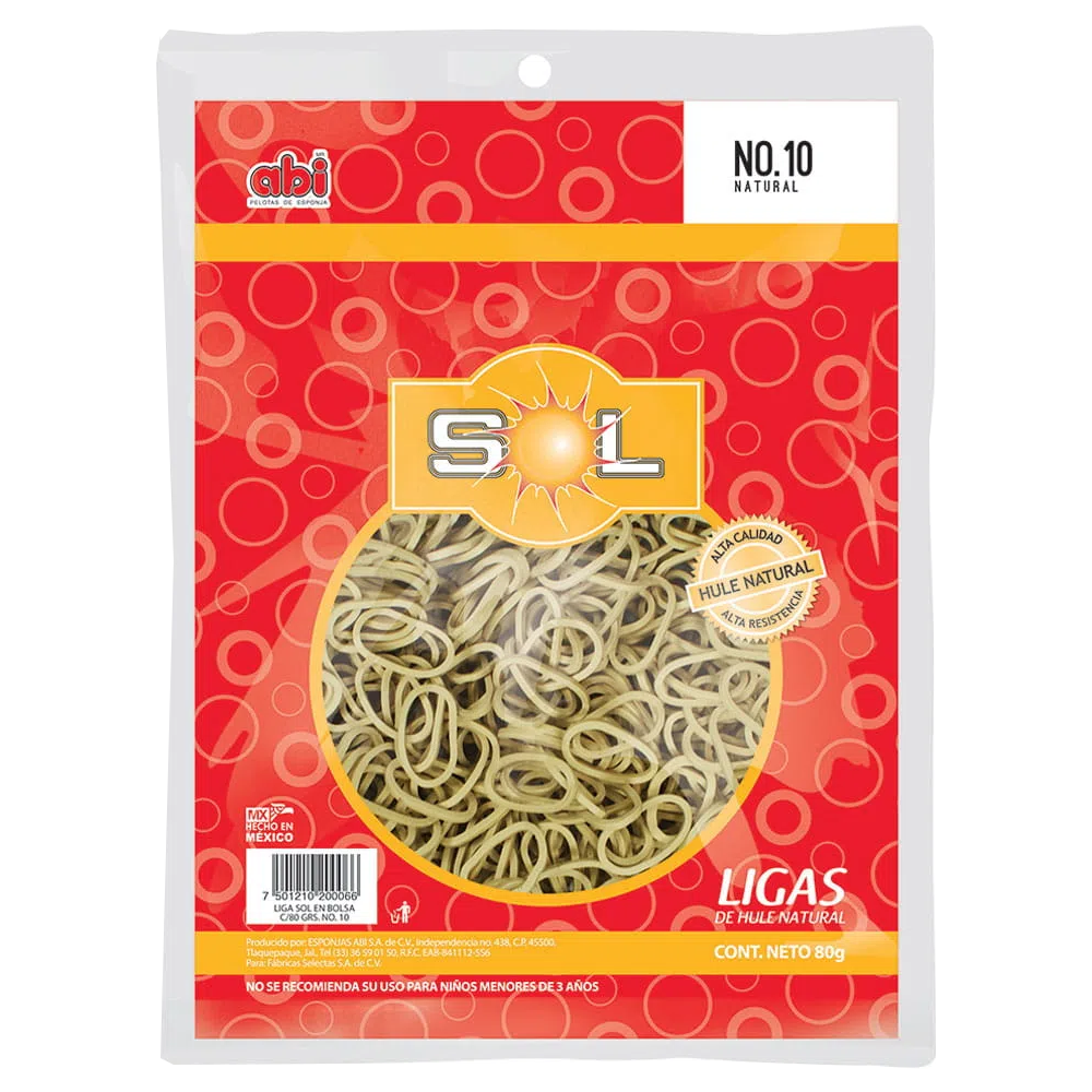 SELECTAS LIGA SOL NAT #10 1/80gr (Caja:10dsp)