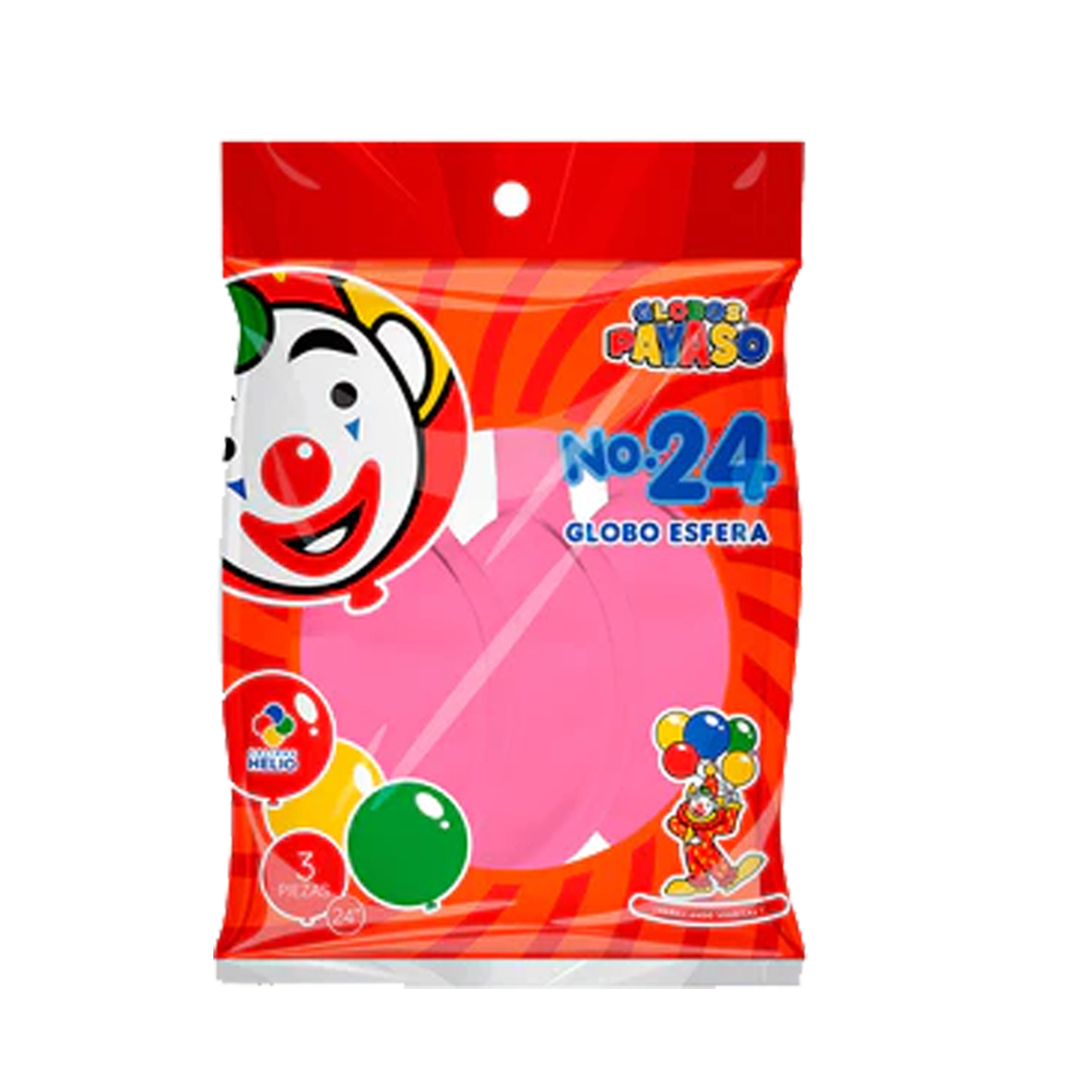 GLOBO NO.24 ROSA 1/10/3