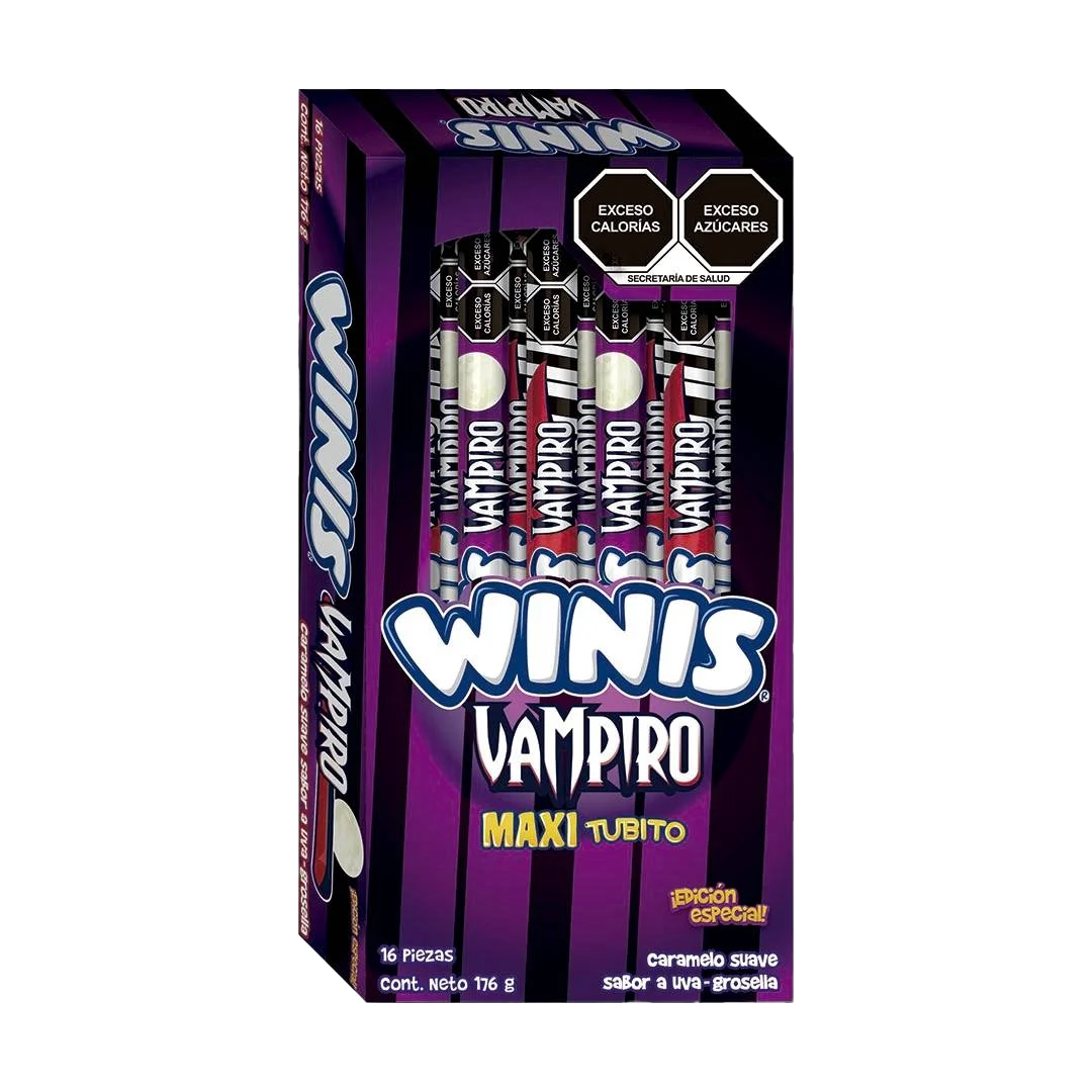 WINIS MAXITUBITO VAMPIRO 1/16pzs (Caja:36dsp)