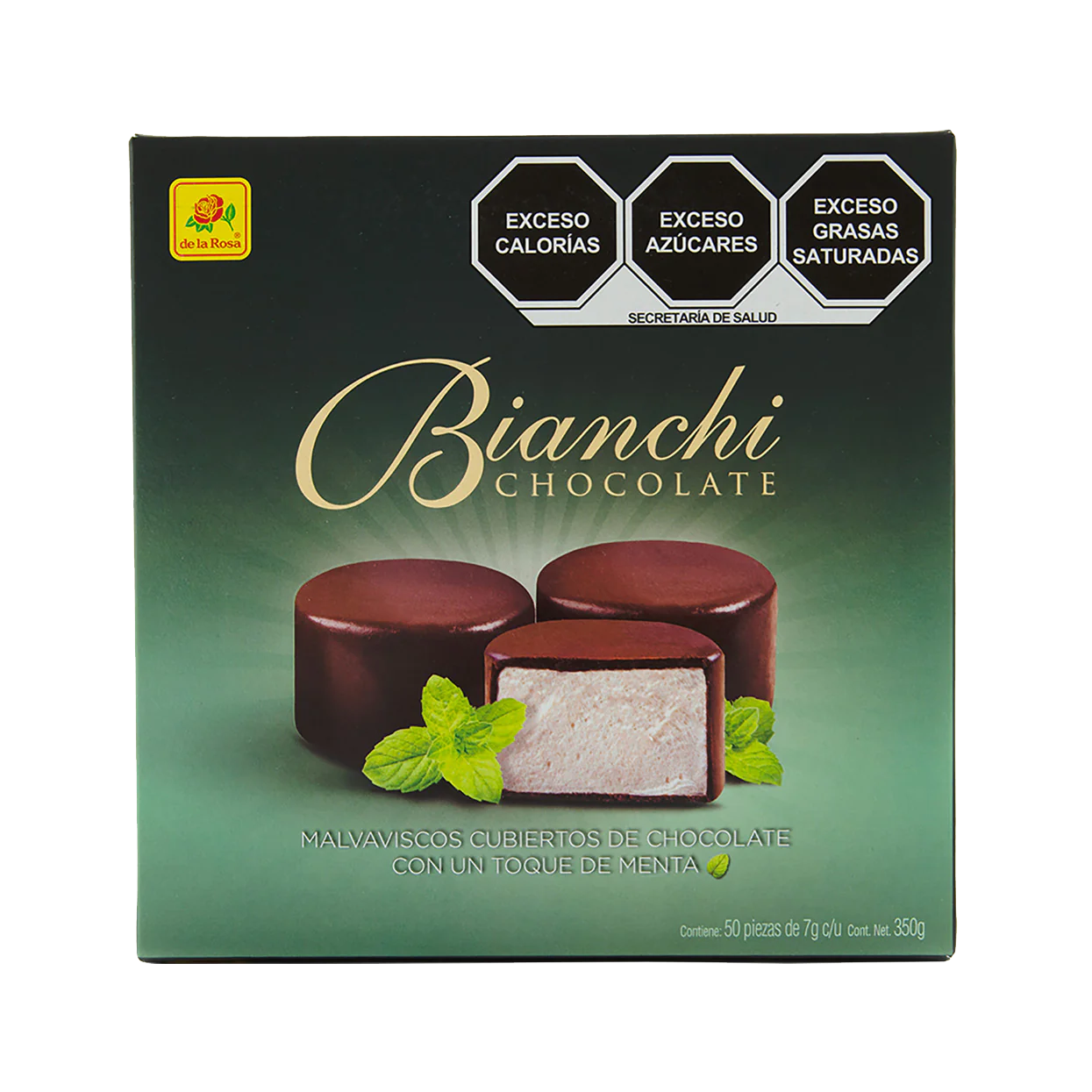 DLR BOMBON CHOCO MENTA 1/50pz (Caja:20dsp)