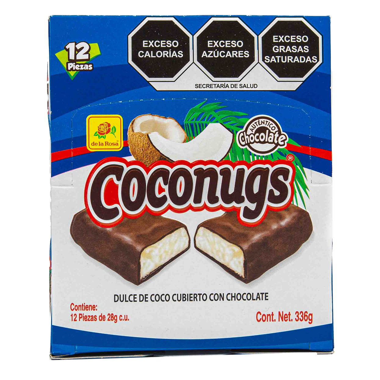 DLR CHOCOLATE COCONUGS 1/12pz (Caja:24dsp)