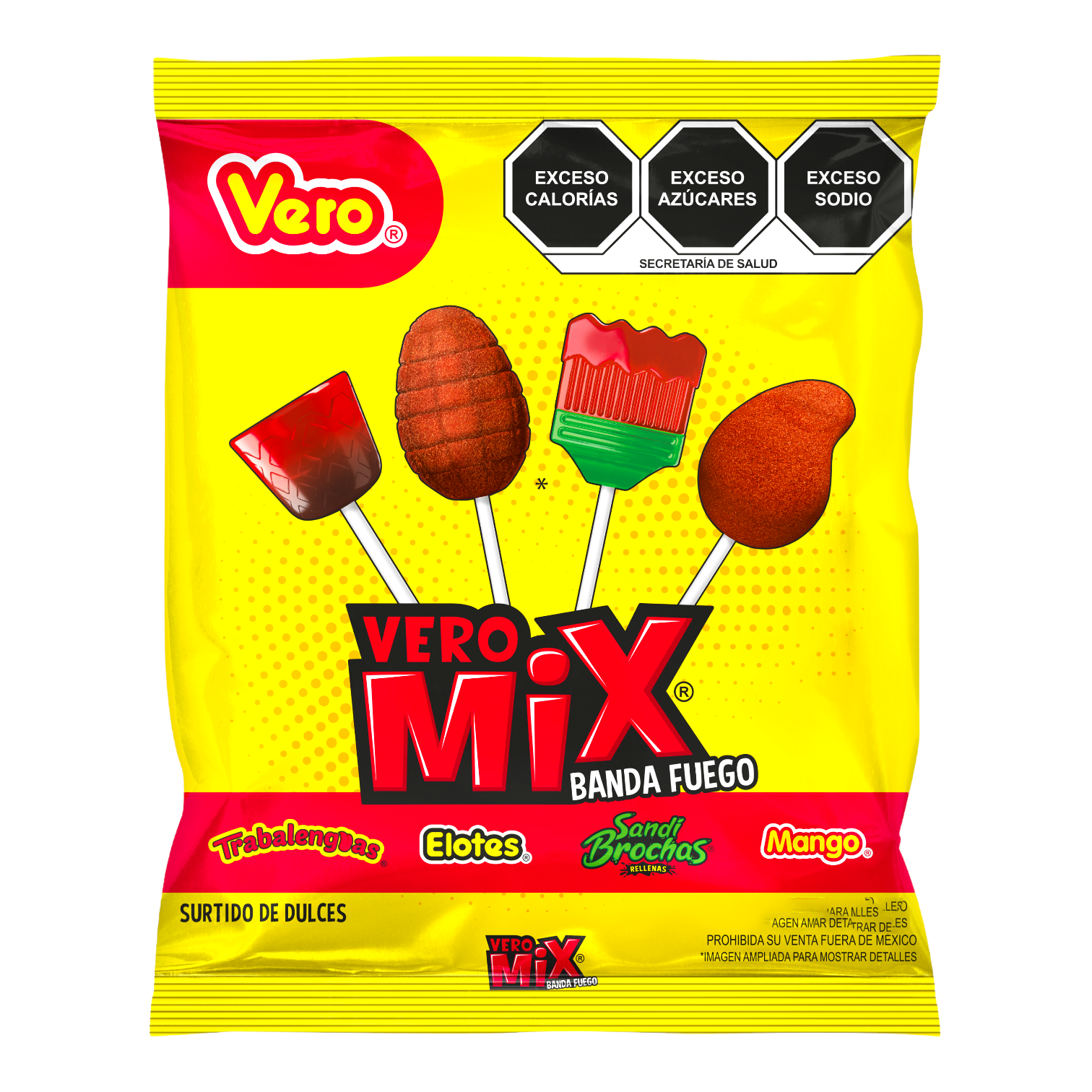 VERO MIX BANDA FUEGO 1/20pzs (Caja:20bls)