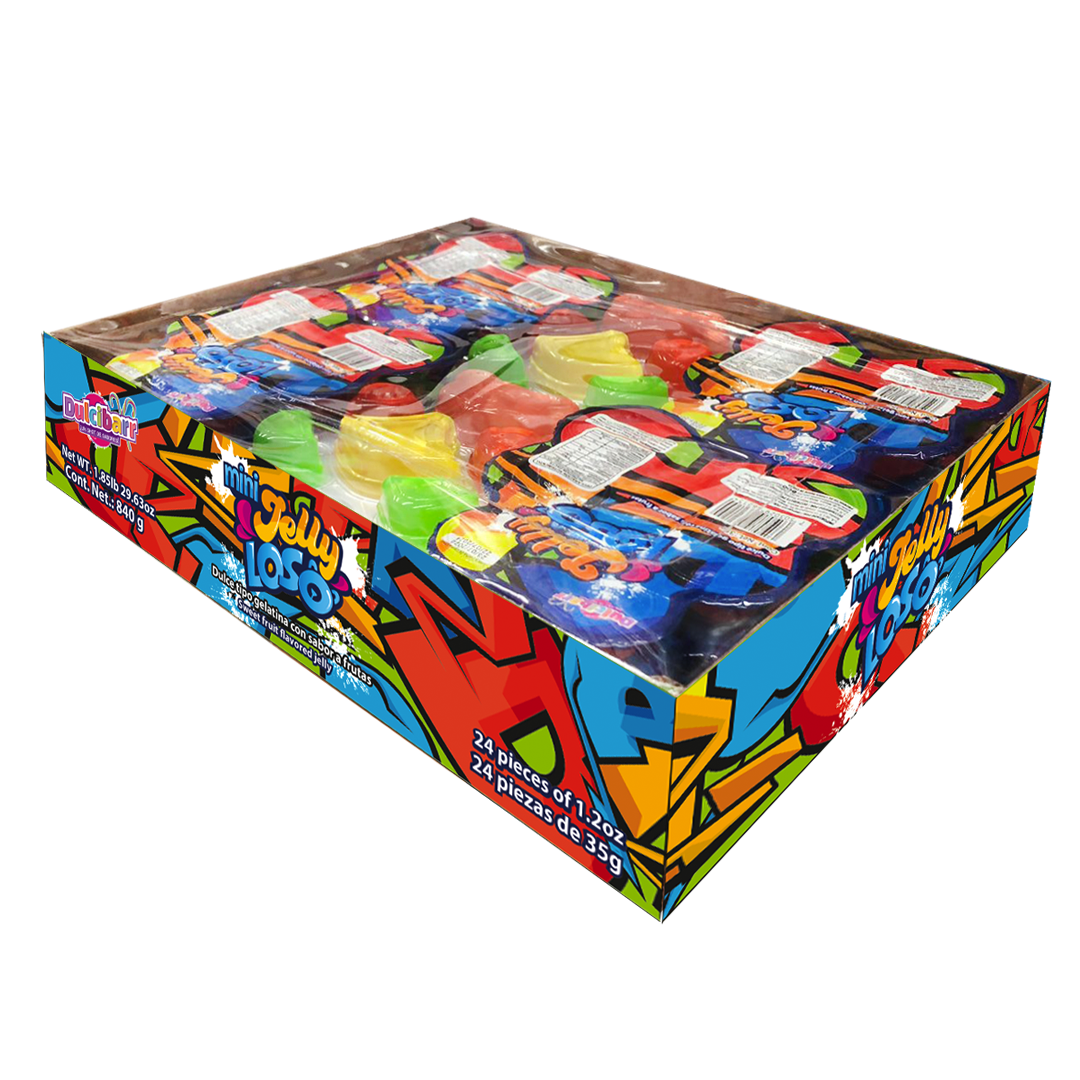 DULCIBARR MINI JELLY LOSO 1/24pz (Caja:12dsp)