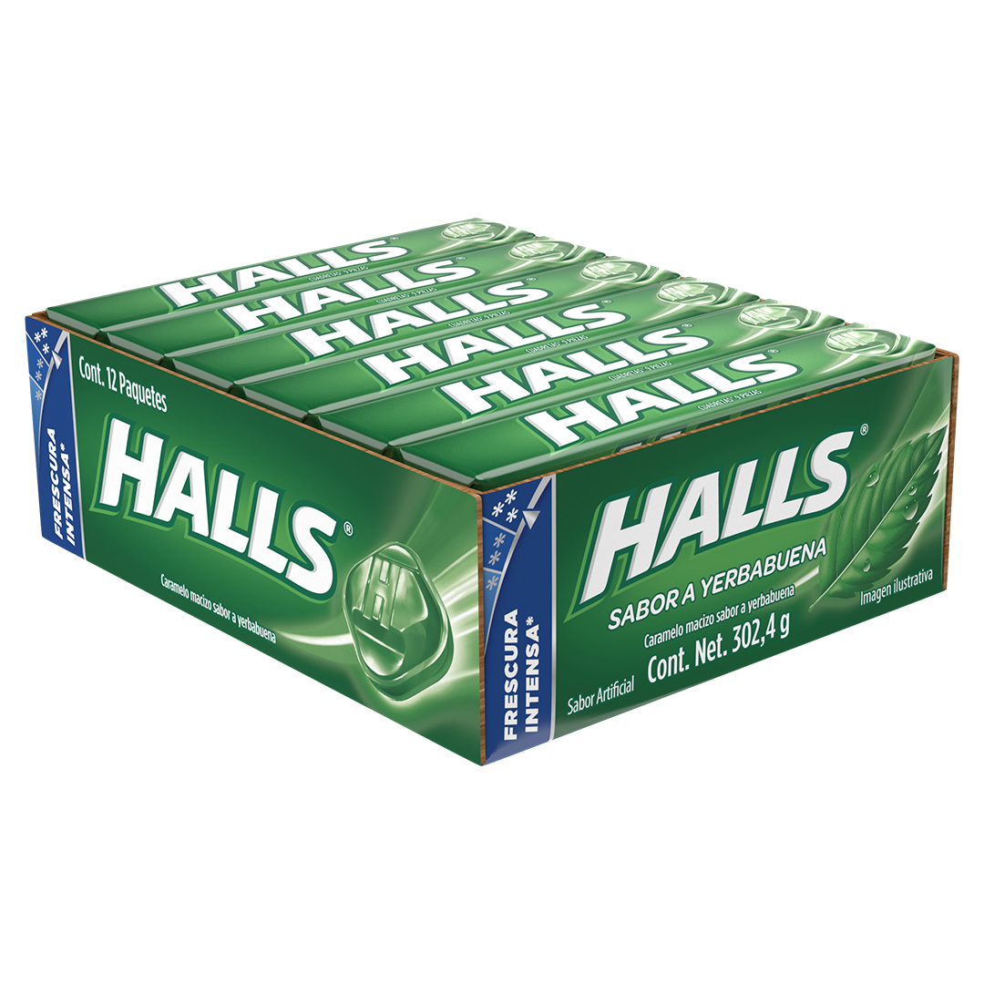 MOZ HALLS YERBABUENA 1/12pz (Caja:30dsp)