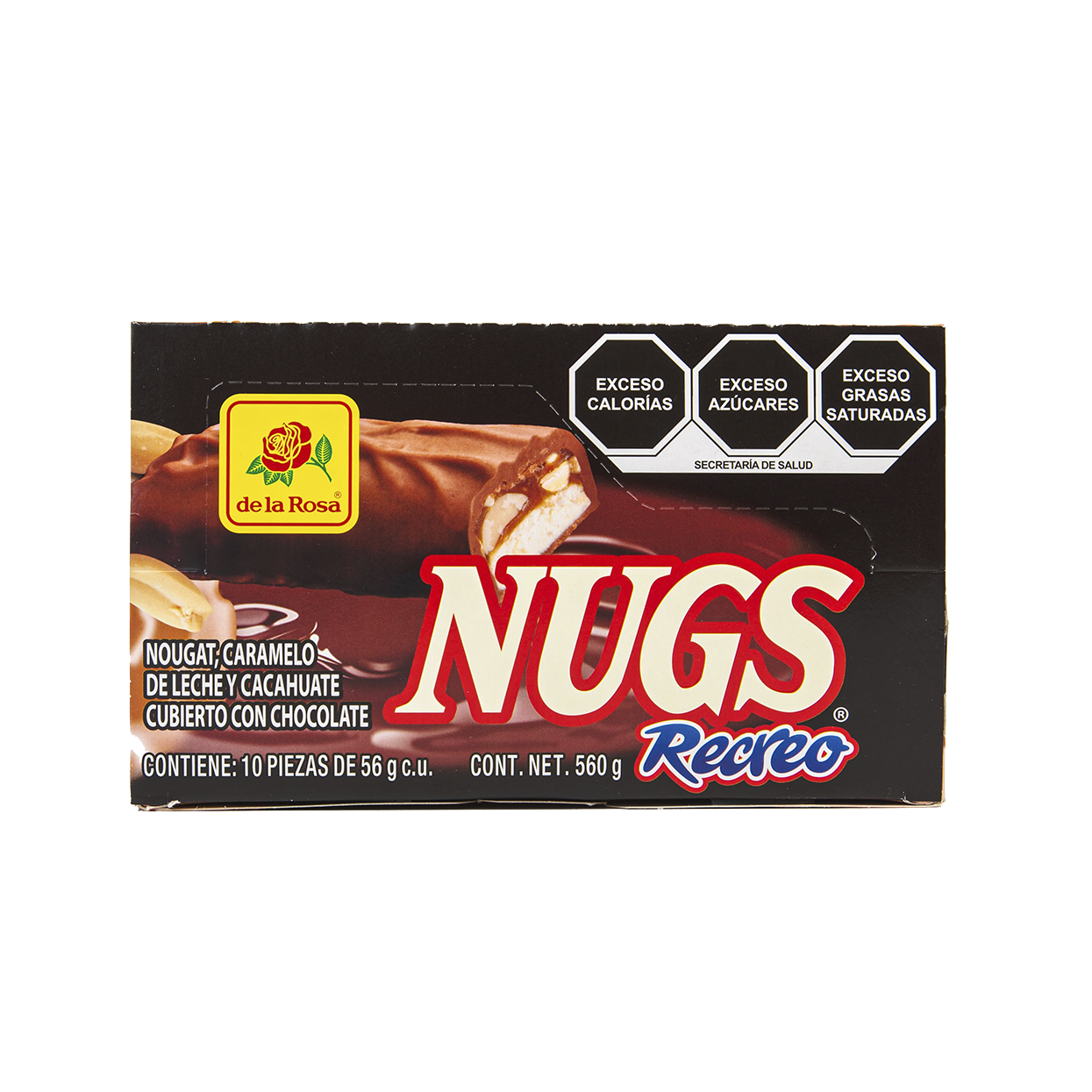 DLR CHOCO NUGS RECREO 1/10pz (Caja:20dsp)