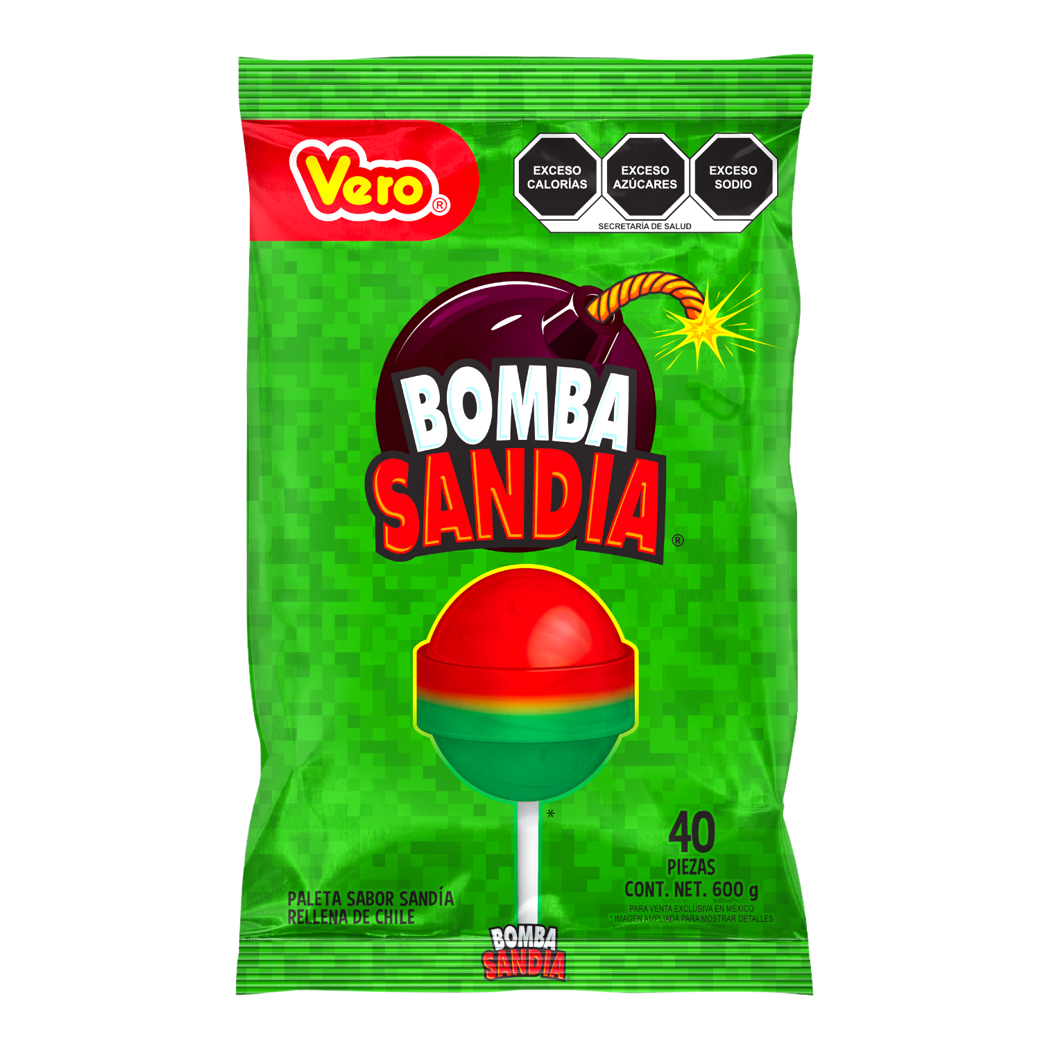 VERO PAL BOMBA SANDIA 1/40pz (Caja:24bl)