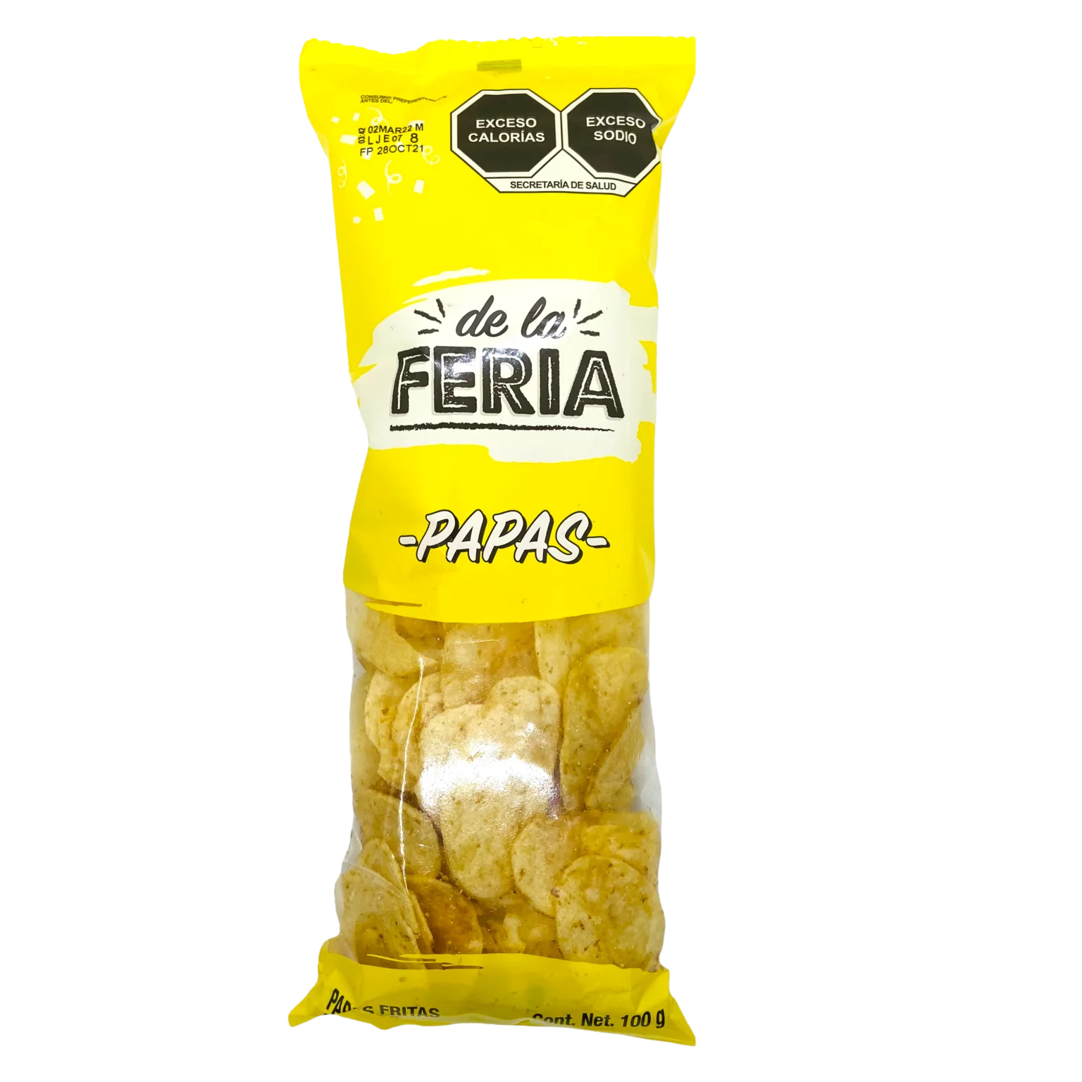 BARCEL DE LA FERIA PAPA SAL 1/100gr (Caja:25pzs)