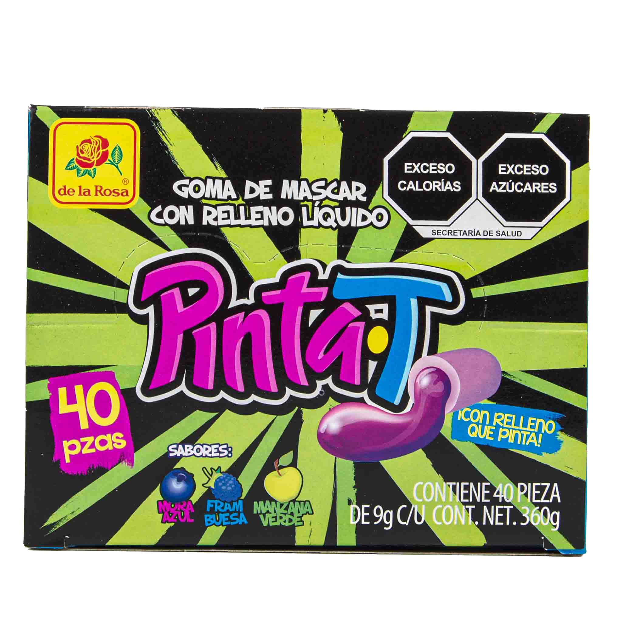 DLR CHICLE PINTA-T BL 1/40pz (Caja:24dsp)
