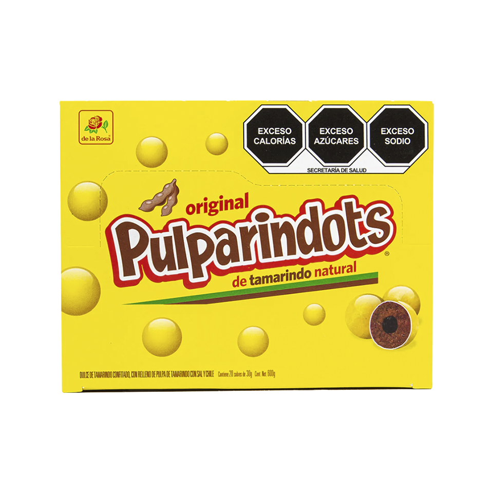 DLR PULPARINDOTS AMARILLO 1/20pz (Caja:16dsp)