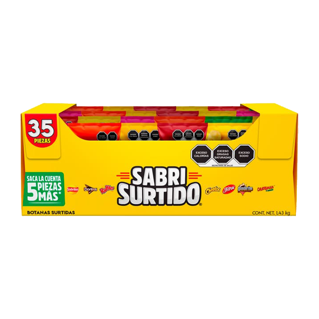 SABRITAS SABRISURTIDO 1/1460gr (Caja:35dsp)
