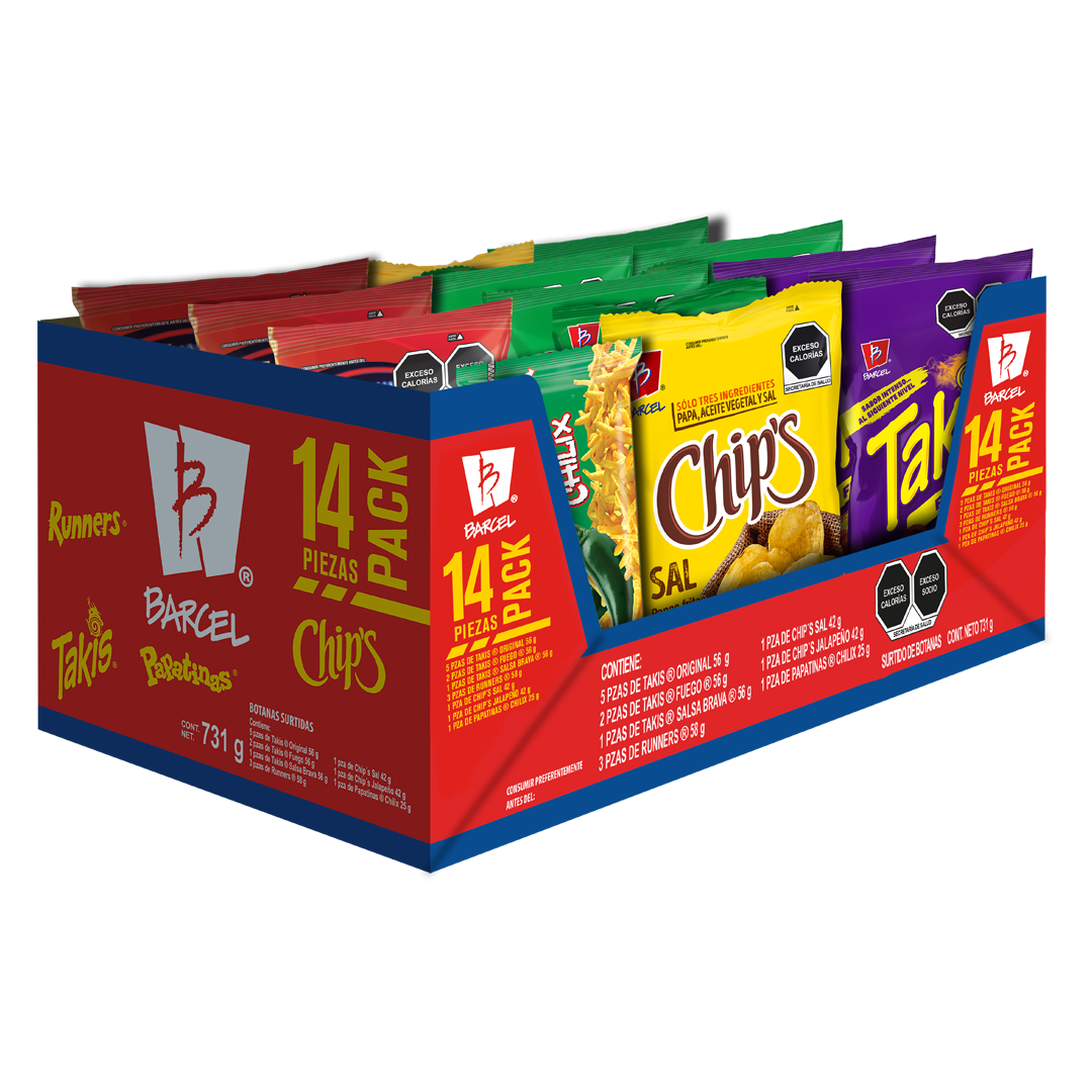 BARCEL PACK 1/14pzs (Caja:7dsp)