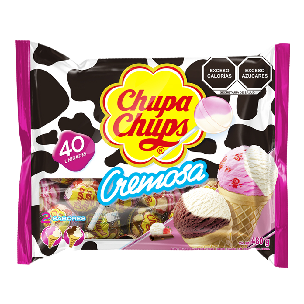 CHUPACHUPS PAL CREMOSA BL1/40pz (Caja:18dsp)