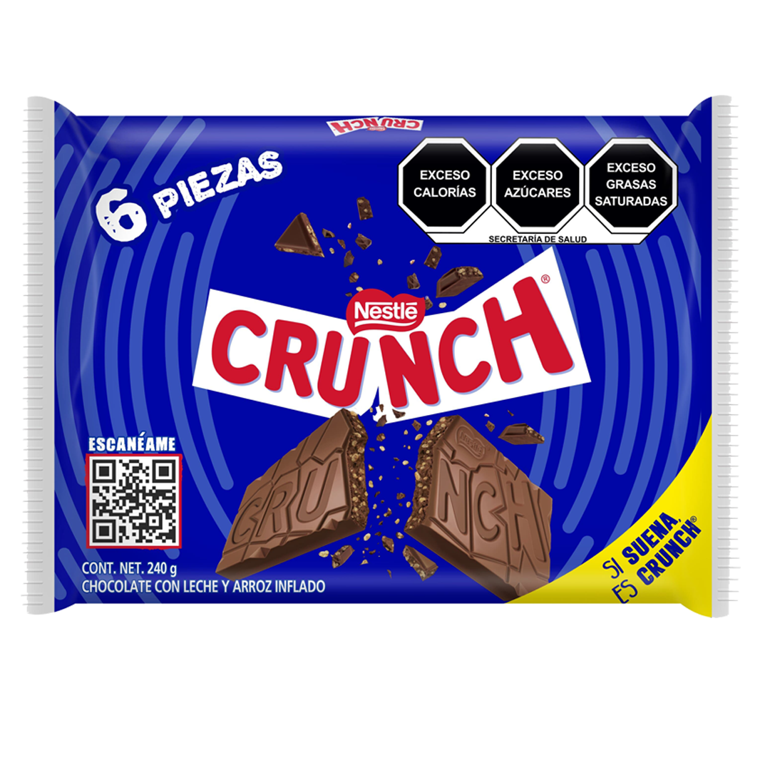 NESTLE CRUNCH 6PACK CHOC 1/6pz (Caja:12dsp)