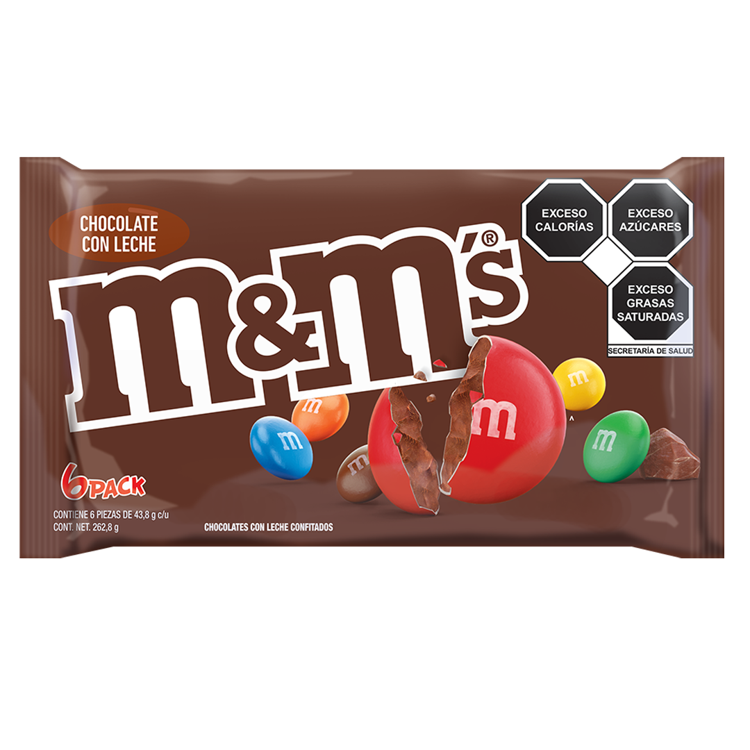 EFFEM M M S CHOCOLATE 43.8grs 1/6pzs (Caja:24dsp)