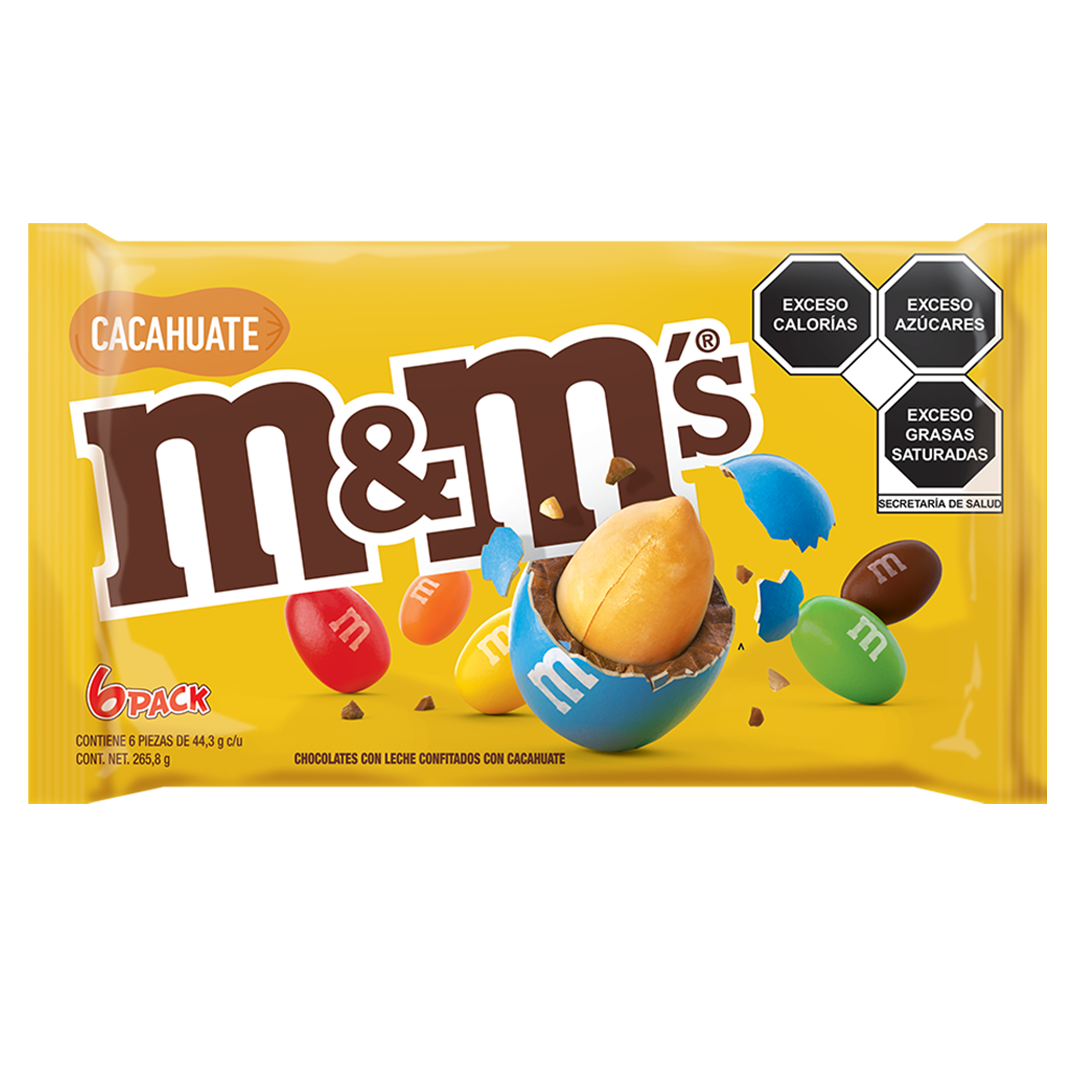 EFFEM M M S CACAHUATE 44.3grs 1/6pzs (Caja:24dsp)