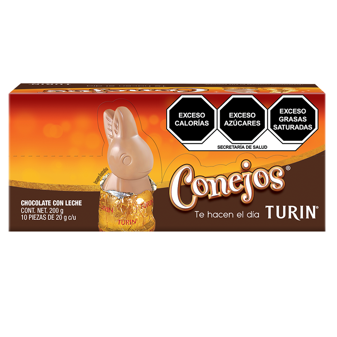 TURIN CONEJO CAJILLA 1/10pz (Caja:14dsp)