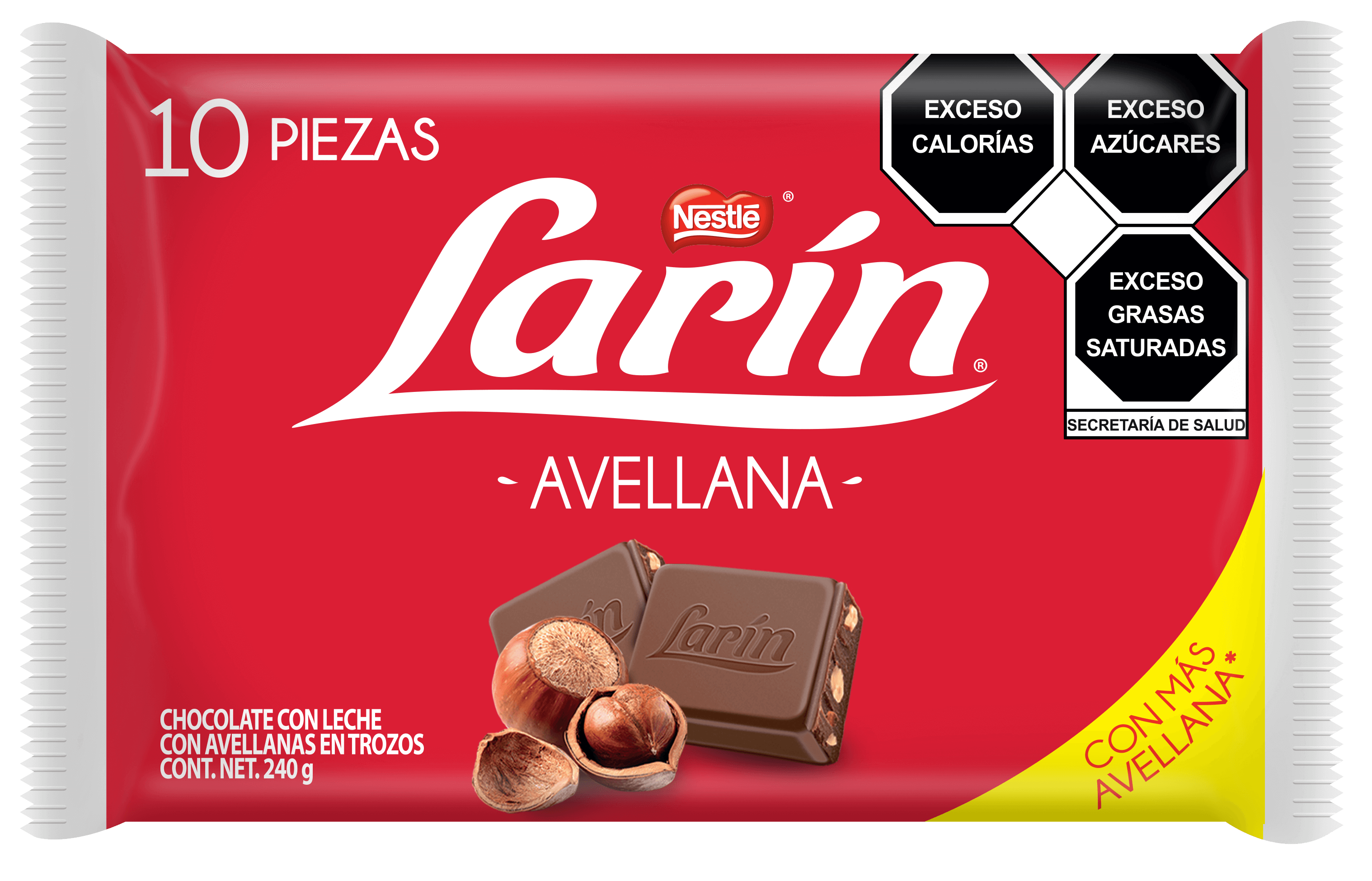 NESTLE LARIN AVELLANAS 1/10pz (Caja:30dsp)